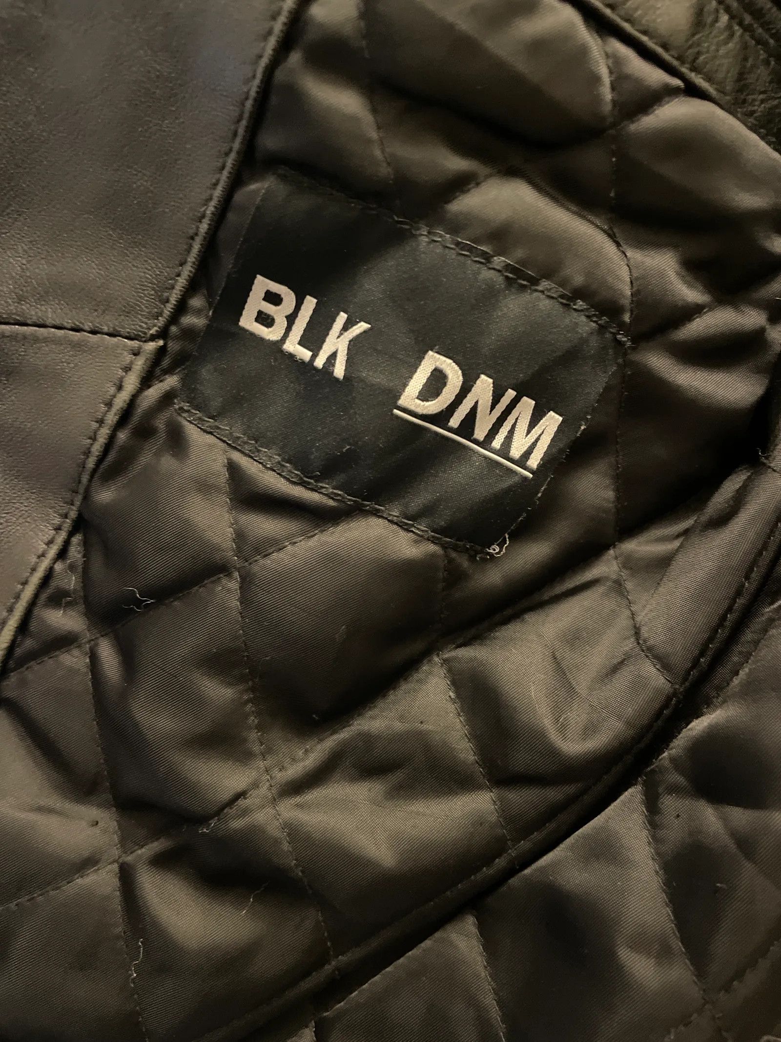 Blk Dnm Blk Dnm Black Leather Jacket Leather Jacket Size S / US 4 / IT 40 - 3 Thumbnail