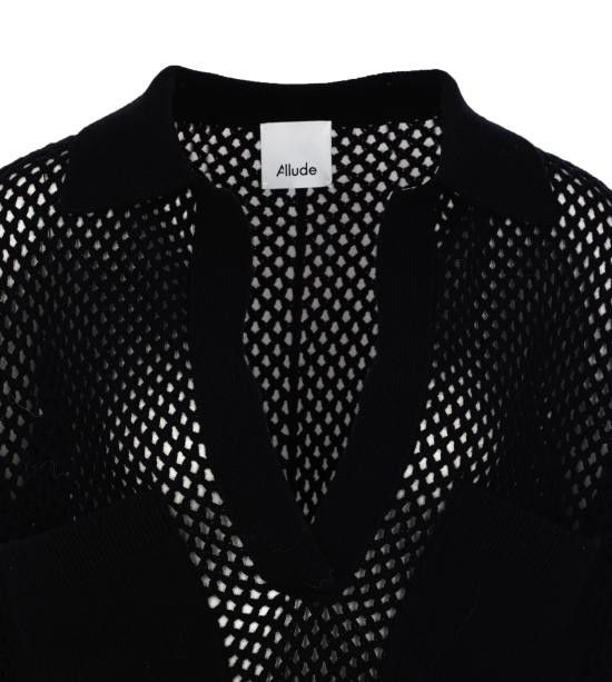 Allude ALLUDE Women Sweater 20601 90 Black Size S / US 4 / IT 40 - 4 Thumbnail
