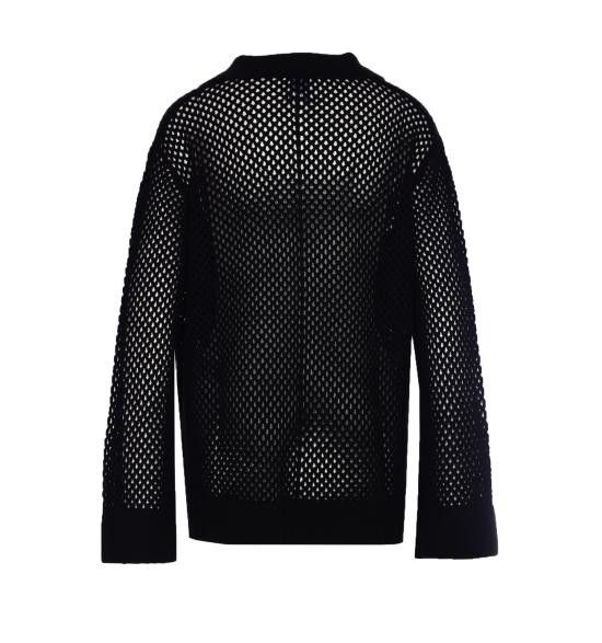 Allude ALLUDE Women Sweater 20601 90 Black Size S / US 4 / IT 40 - 2 Thumbnail
