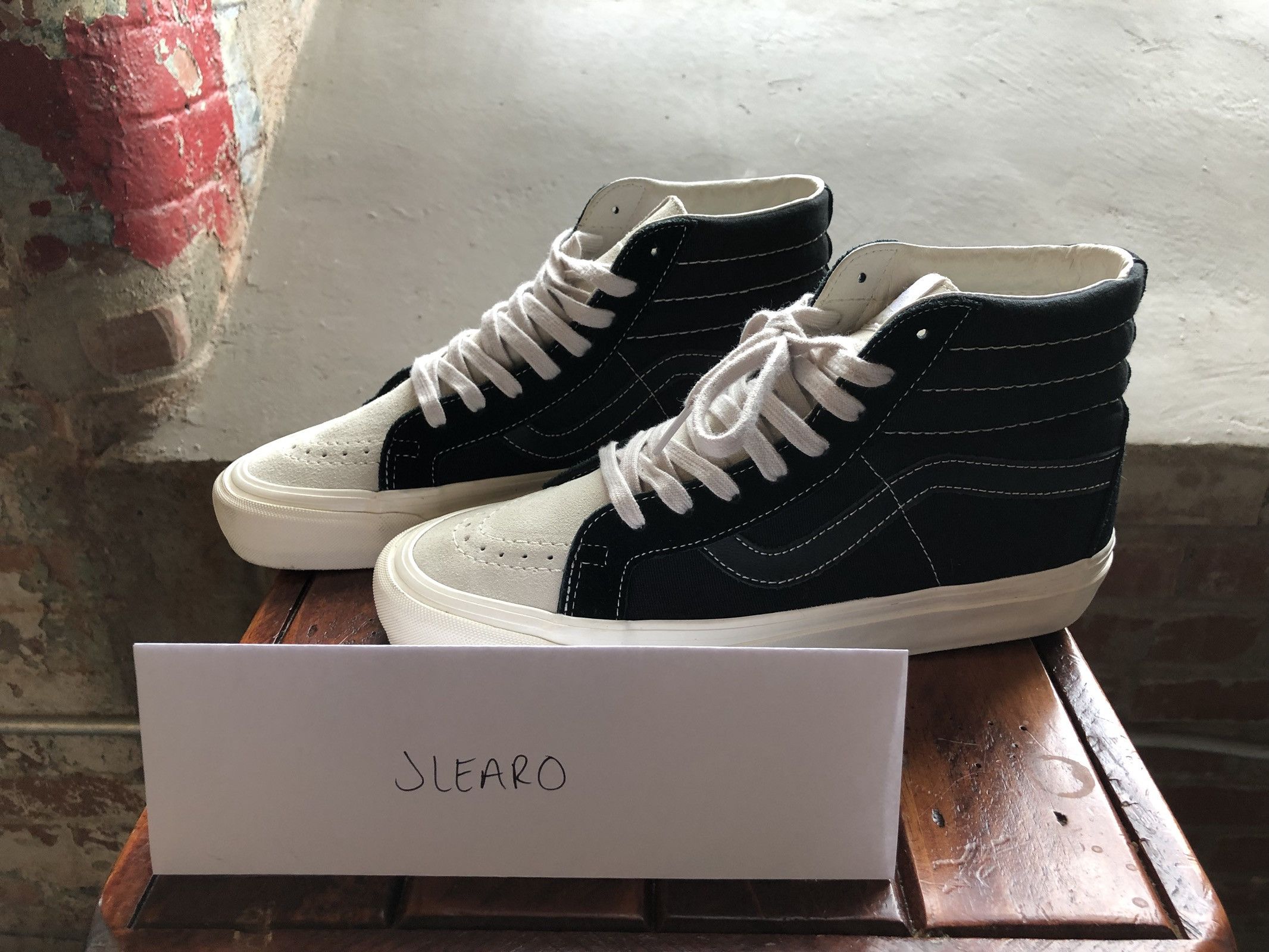 Fear of god vans sample best sale