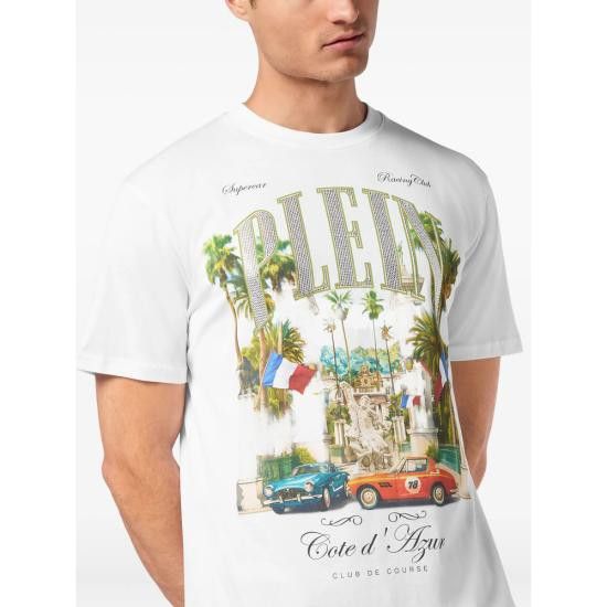 Philipp Plein PHILIPP PLEIN Men T-Shirts MTK8248 PJY002N 01 WHITE Size US M / EU 48-50 / 2 - 4 Thumbnail