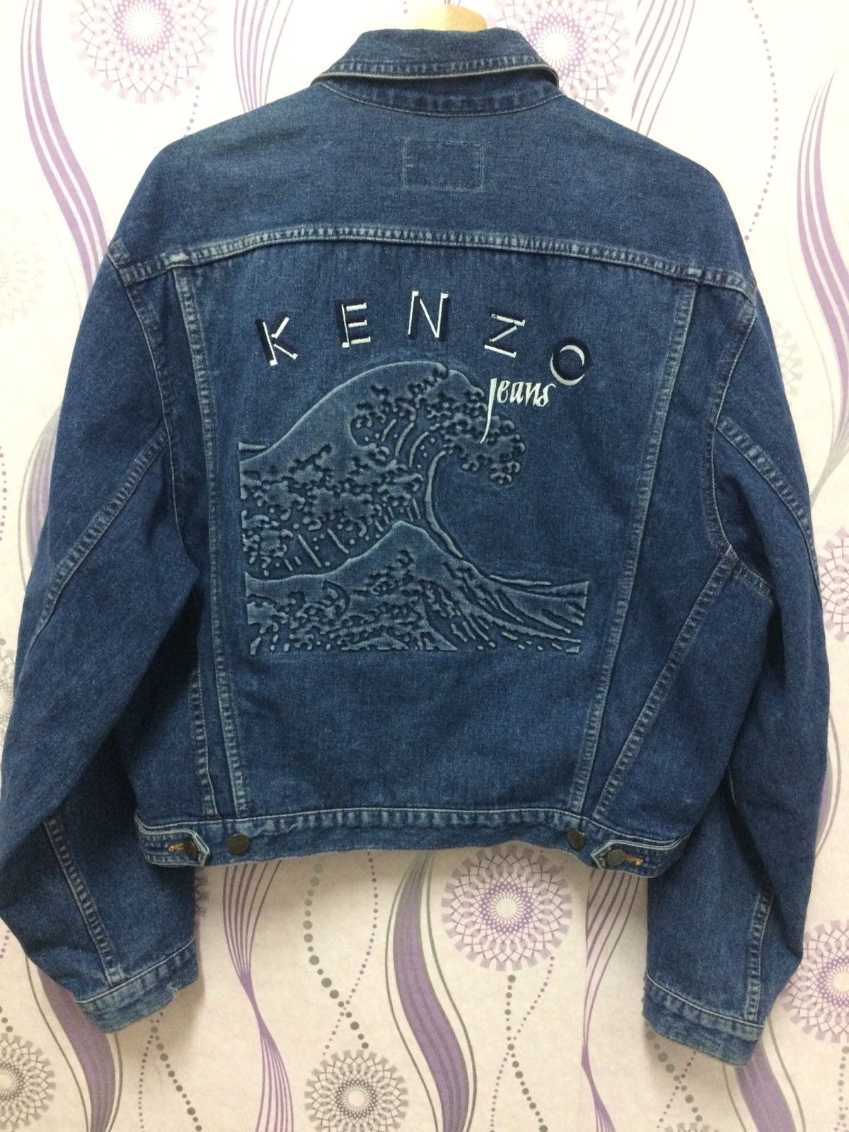 Kenzo Archive Denim Jacket Kenzo Jeans Big Logo Medium/Large Designer Made  in Japan. | Grailed