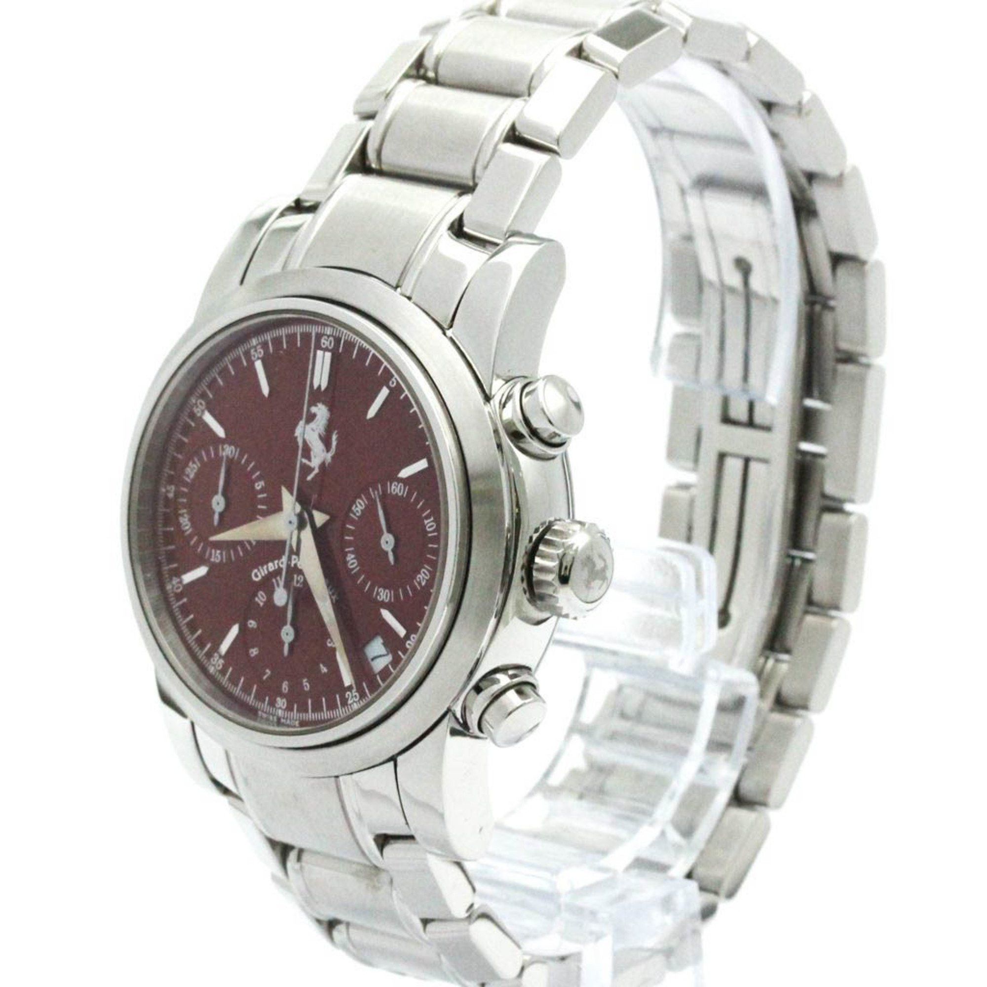 Other GIRARD PERREGAUX Ferrari Chronograph Steel Automatic Mens Watch 8020 BF581275 Size ONE SIZE - 2 Thumbnail