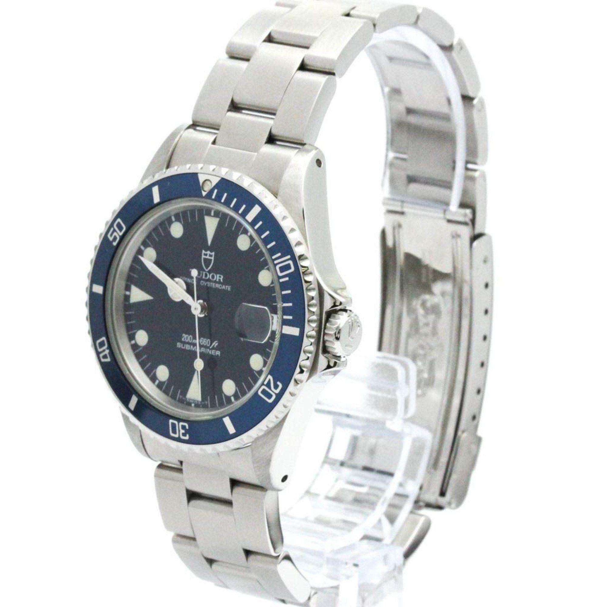 Tudor Polished TUDOR Rolex Prince Oyster Date Submariner Steel Watch 75090 BF581047 Size ONE SIZE - 2 Thumbnail