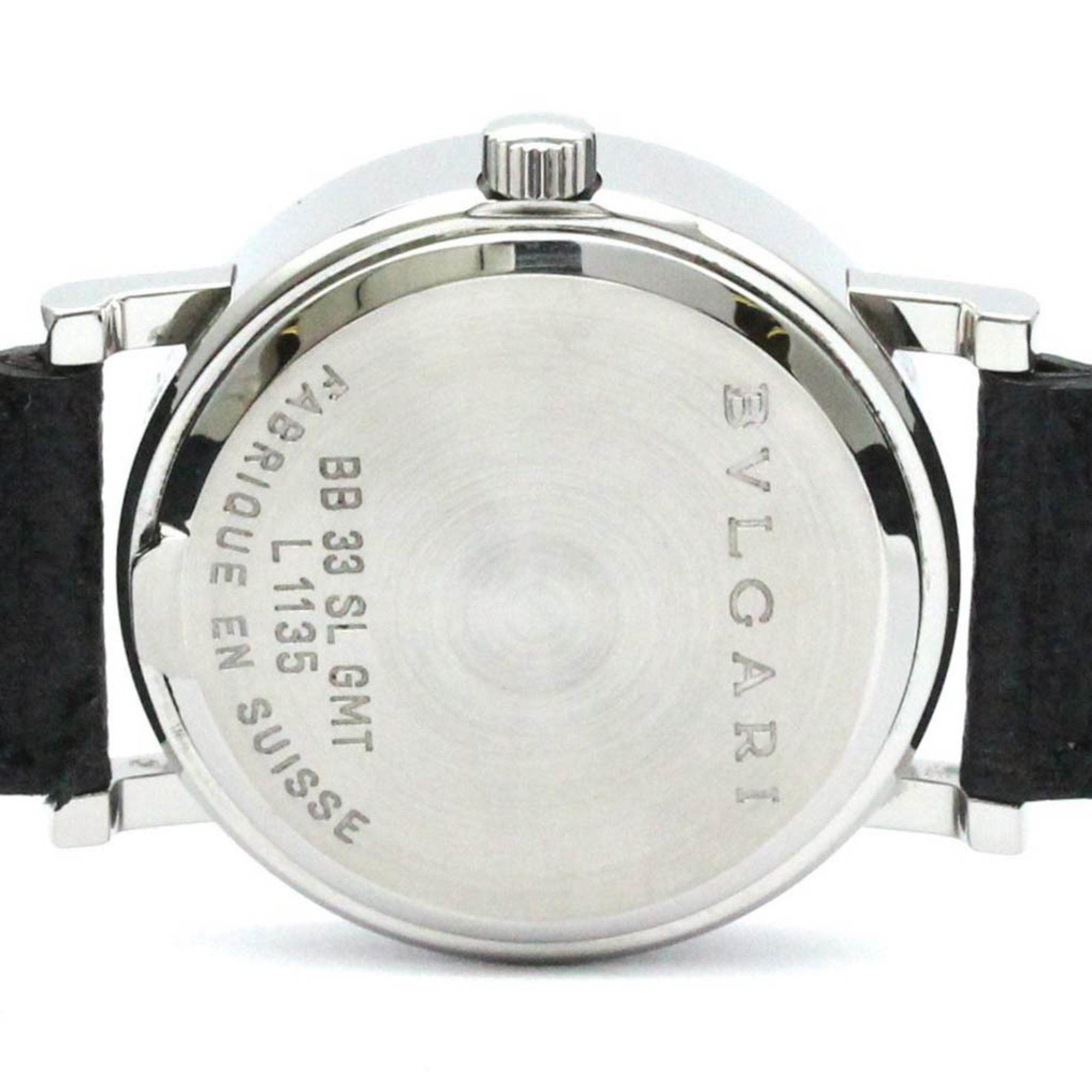 Bvlgari Polished BVLGARI BVLGARI-BVLGARI GMT Automatic Mens Watch BB33SLGMT BF581036 Size ONE SIZE - 6 Thumbnail
