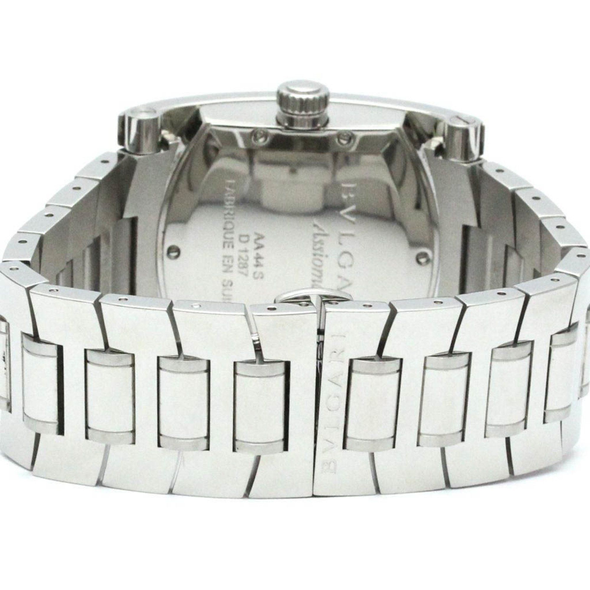 Bvlgari Polished BVLGARI Assioma Steel Automatic Mens Watch AA44S BF581272 Size ONE SIZE - 5 Thumbnail