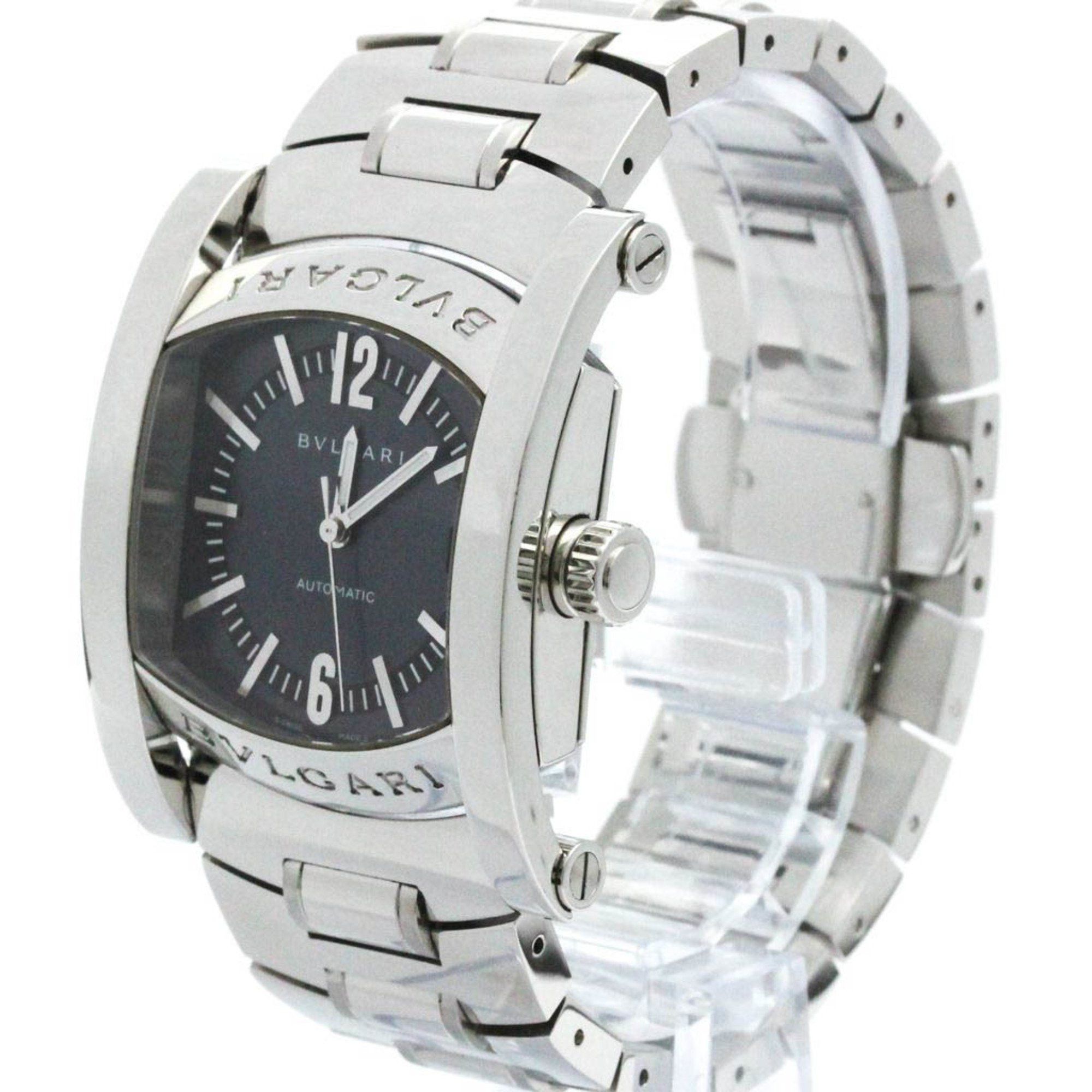 Bvlgari Polished BVLGARI Assioma Steel Automatic Mens Watch AA44S BF581272 Size ONE SIZE - 2 Thumbnail