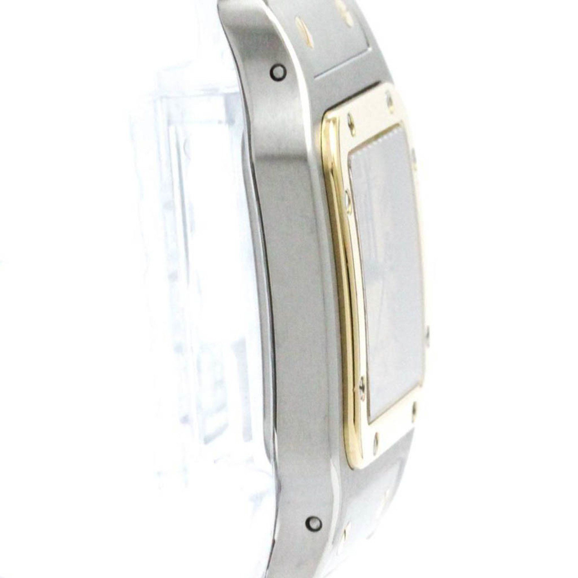 Cartier Polished CARTIER Santos Galbee 18K Gold Steel Quartz Mens Watch 187901 BF578285 Size ONE SIZE - 8 Thumbnail