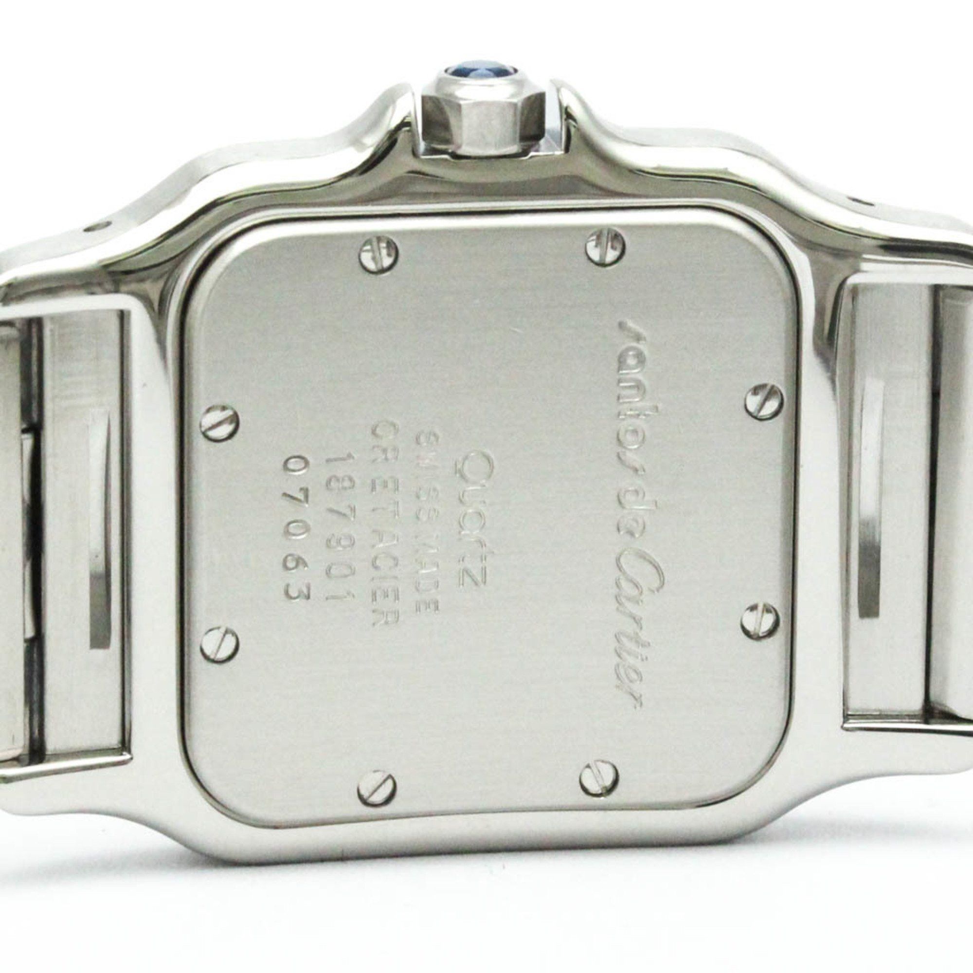 Cartier Polished CARTIER Santos Galbee 18K Gold Steel Quartz Mens Watch 187901 BF578285 Size ONE SIZE - 6 Thumbnail