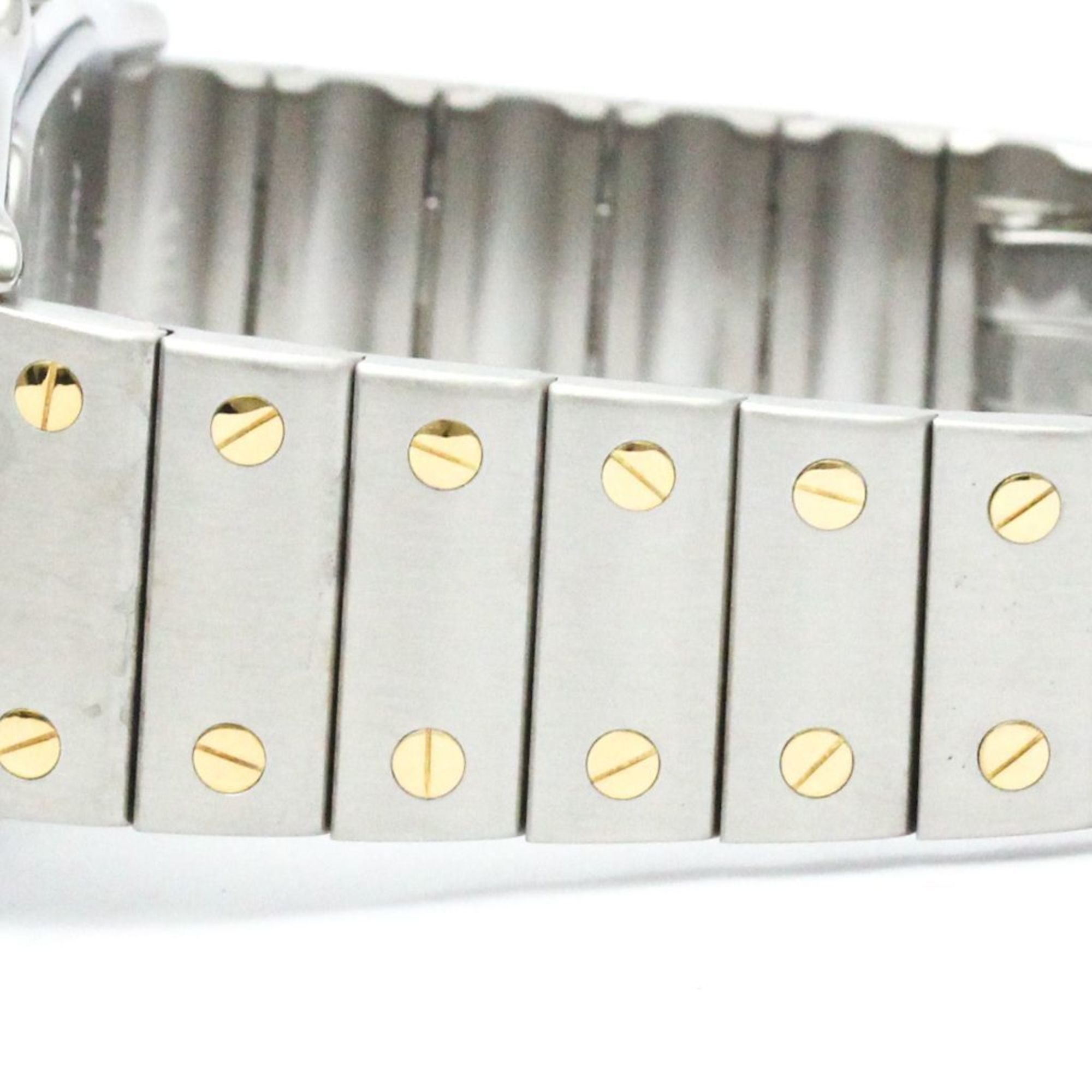 Cartier Polished CARTIER Santos Galbee 18K Gold Steel Quartz Mens Watch 187901 BF578285 Size ONE SIZE - 3 Thumbnail