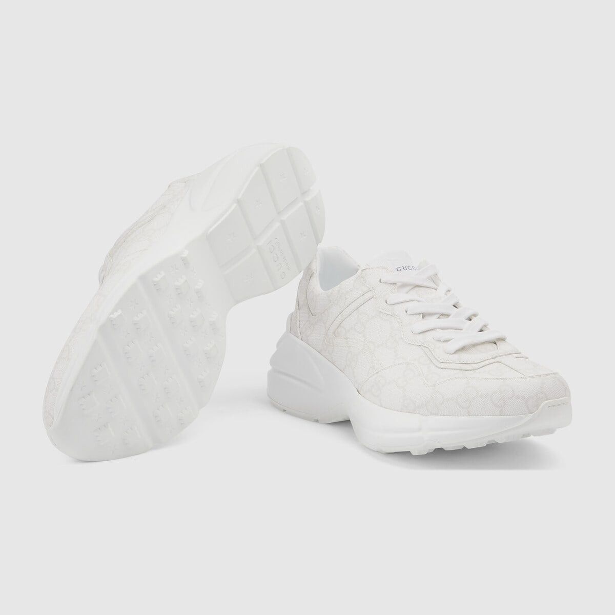 Gucci Gucci Rhyton GG Canvas Sneakers SIZE 40 Size ONE SIZE - 3 Thumbnail