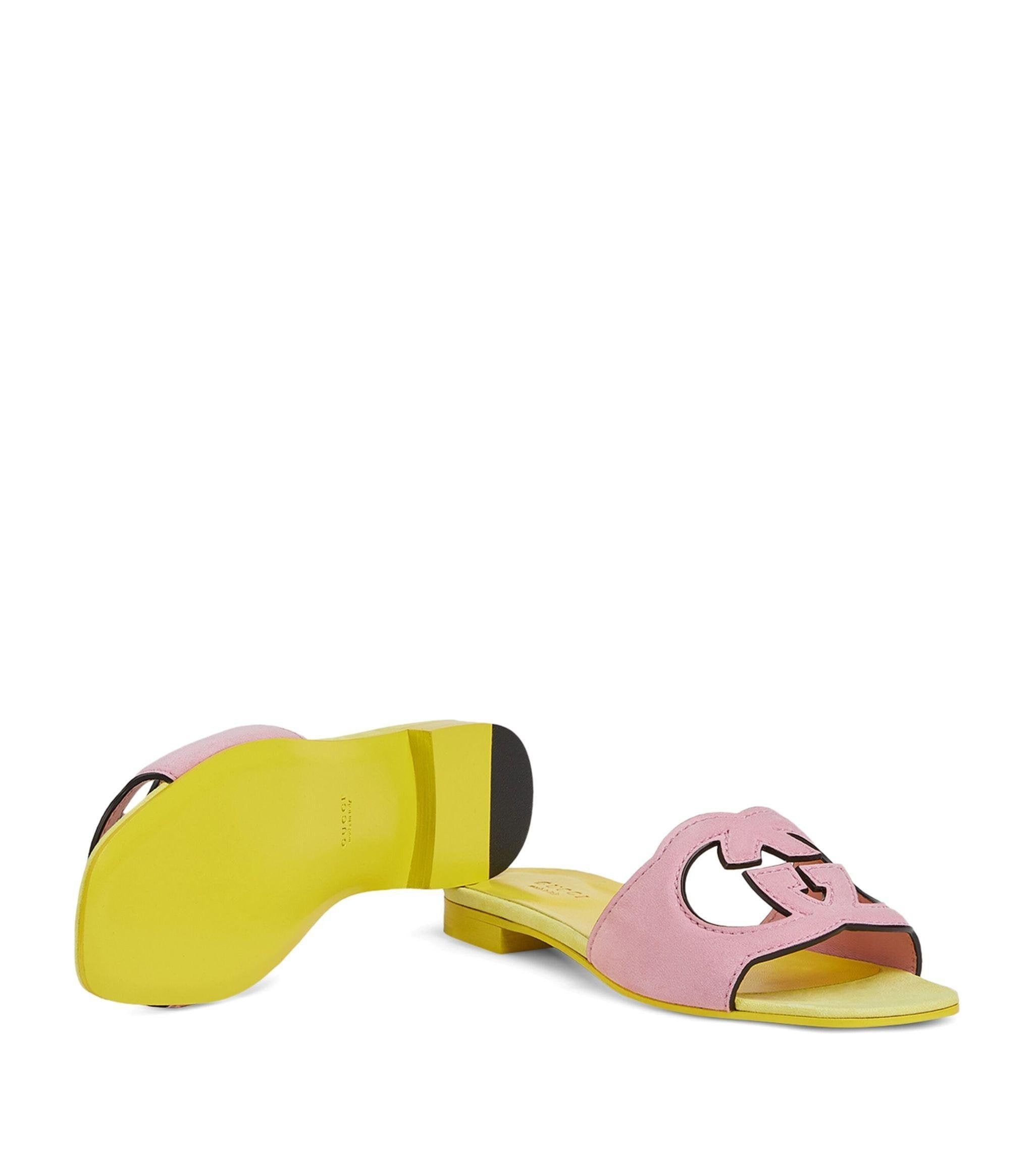 Gucci Gucci Interlocking G Slide Sandals SIZE 39.5 Size ONE SIZE - 3 Thumbnail