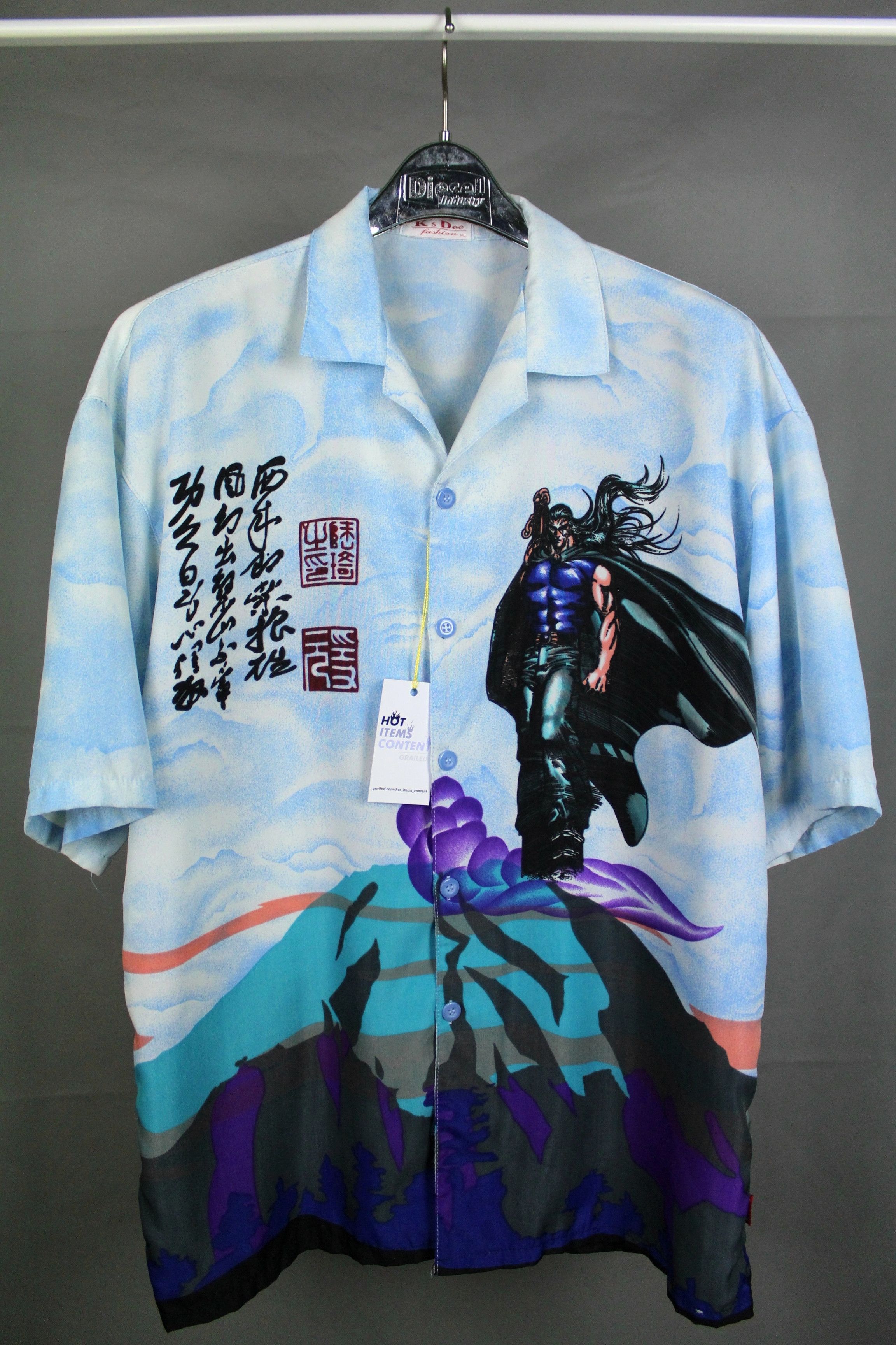 赤目黒鶴 L/S HAWAIIAN SHIRT – GXX