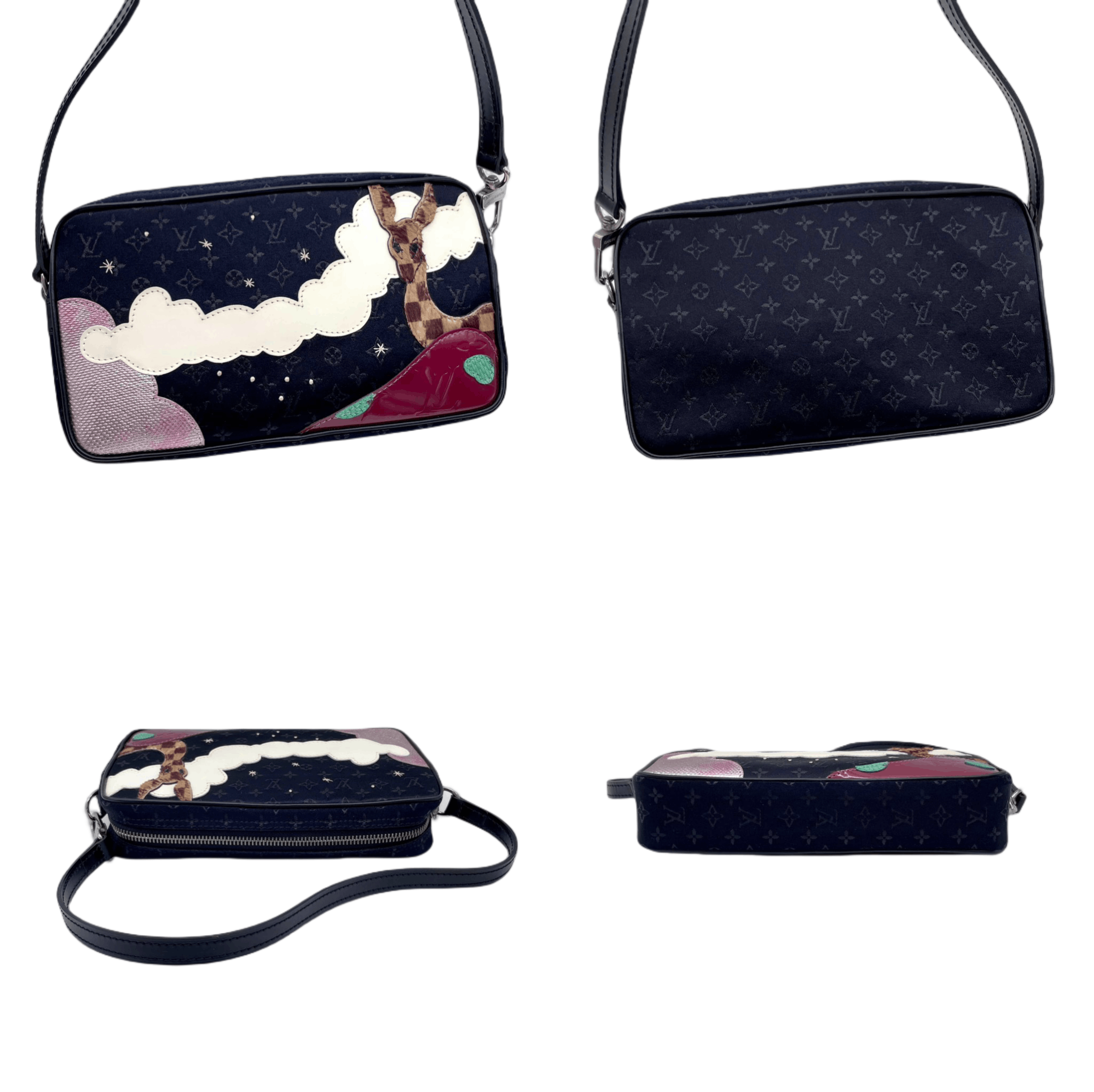 Louis Vuitton Louis Vuitton Monogram Satin Pochette Conte De Fées &Amp; Animal Shoulder Bag M92275 Size ONE SIZE - 5 Thumbnail