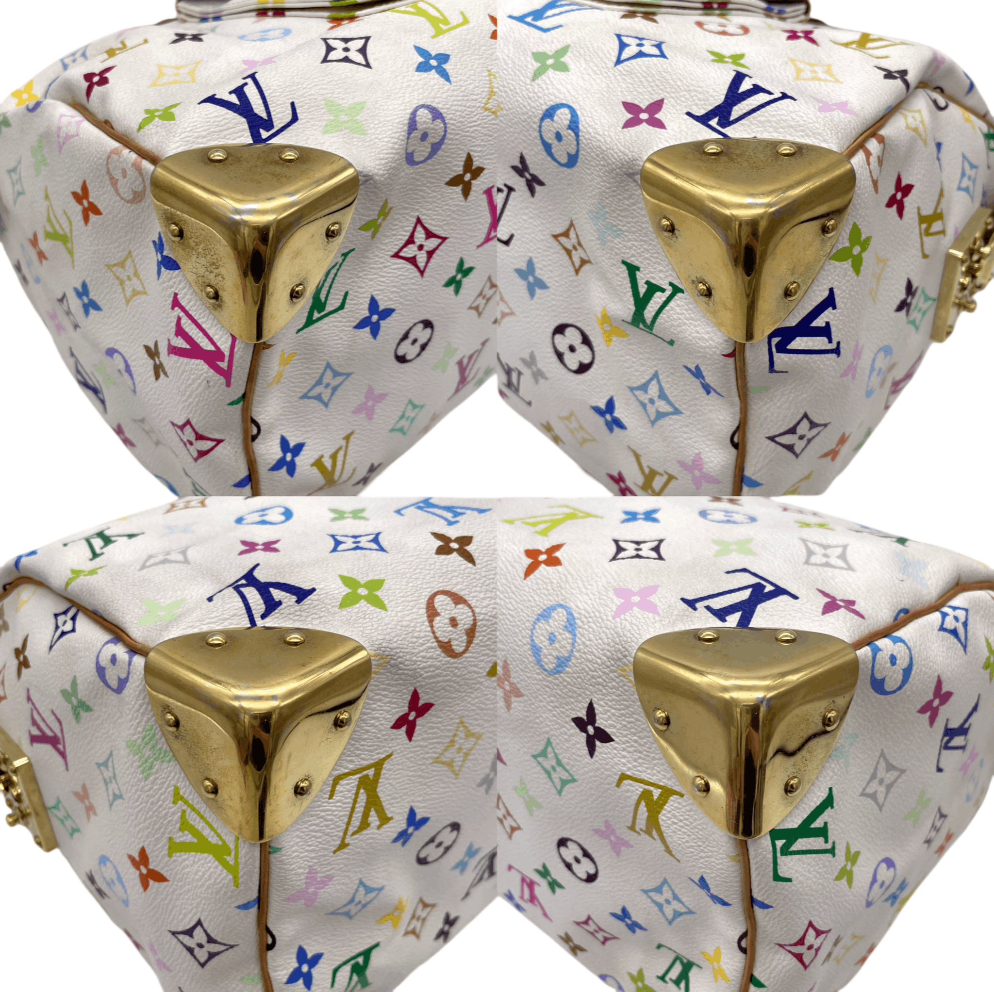 Louis Vuitton Louis Vuitton Monogram Multicolor White Speedy M92643 Size ONE SIZE - 9 Thumbnail