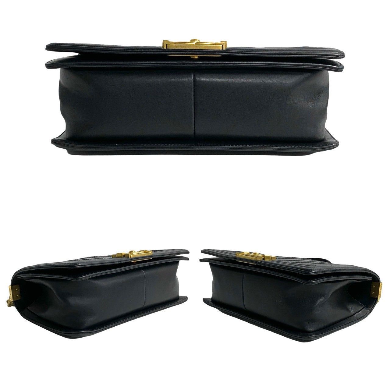 Chanel Chanel Shoulder Bag Black Leather Size ONE SIZE - 5 Thumbnail