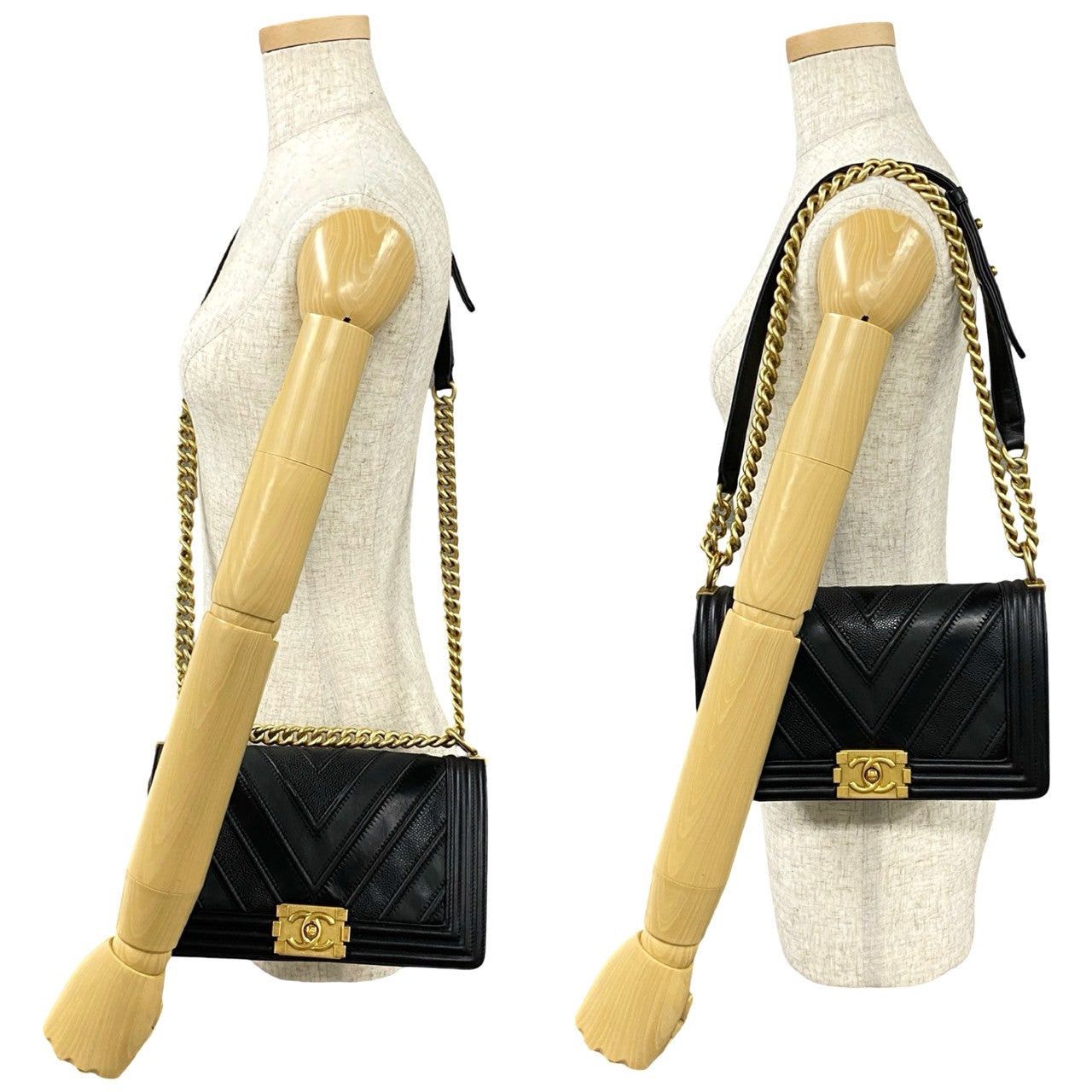 Chanel Chanel Shoulder Bag Black Leather Size ONE SIZE - 2 Thumbnail