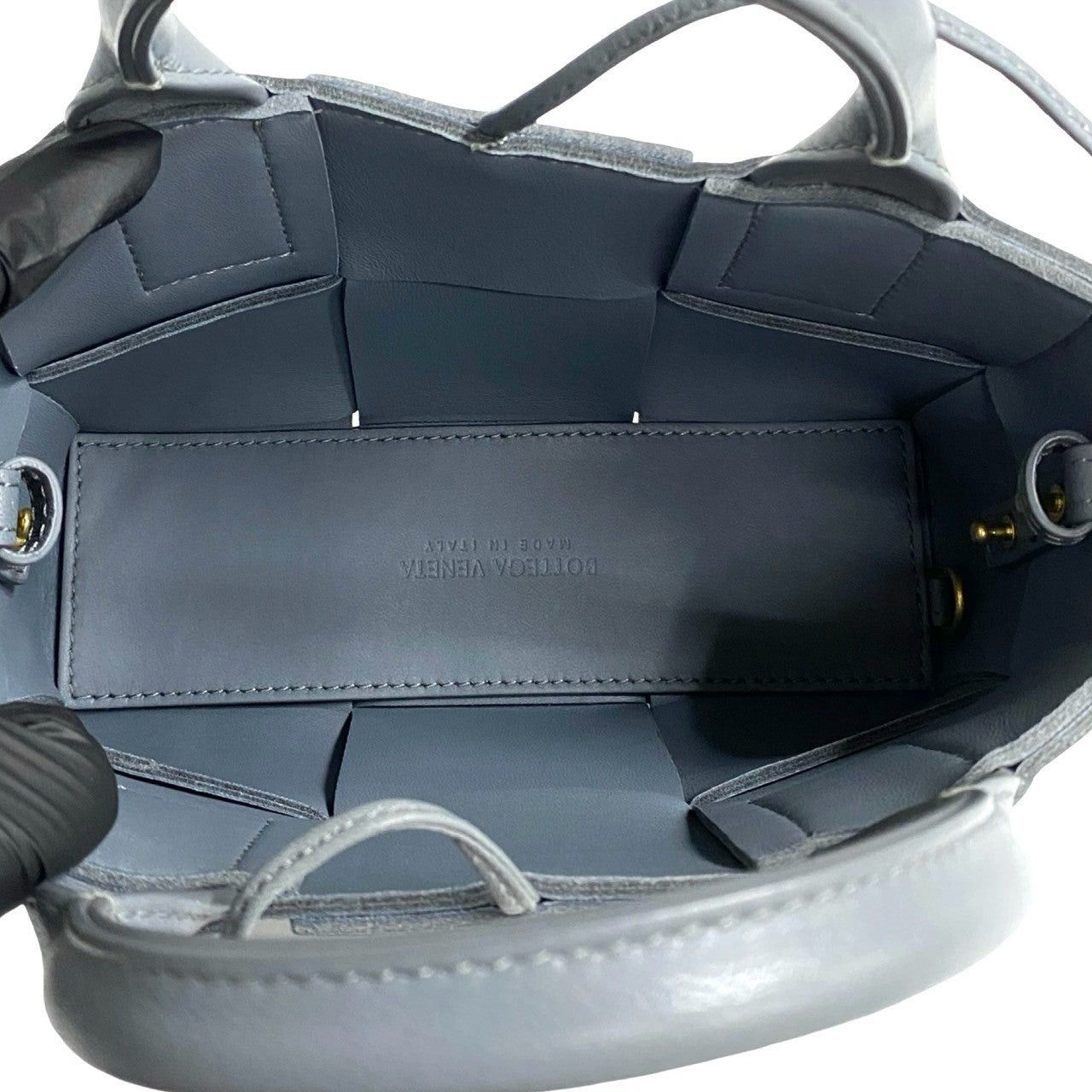 Bottega Veneta Bottega Veneta Shoulder Bag Grey Leather Size ONE SIZE - 8 Thumbnail