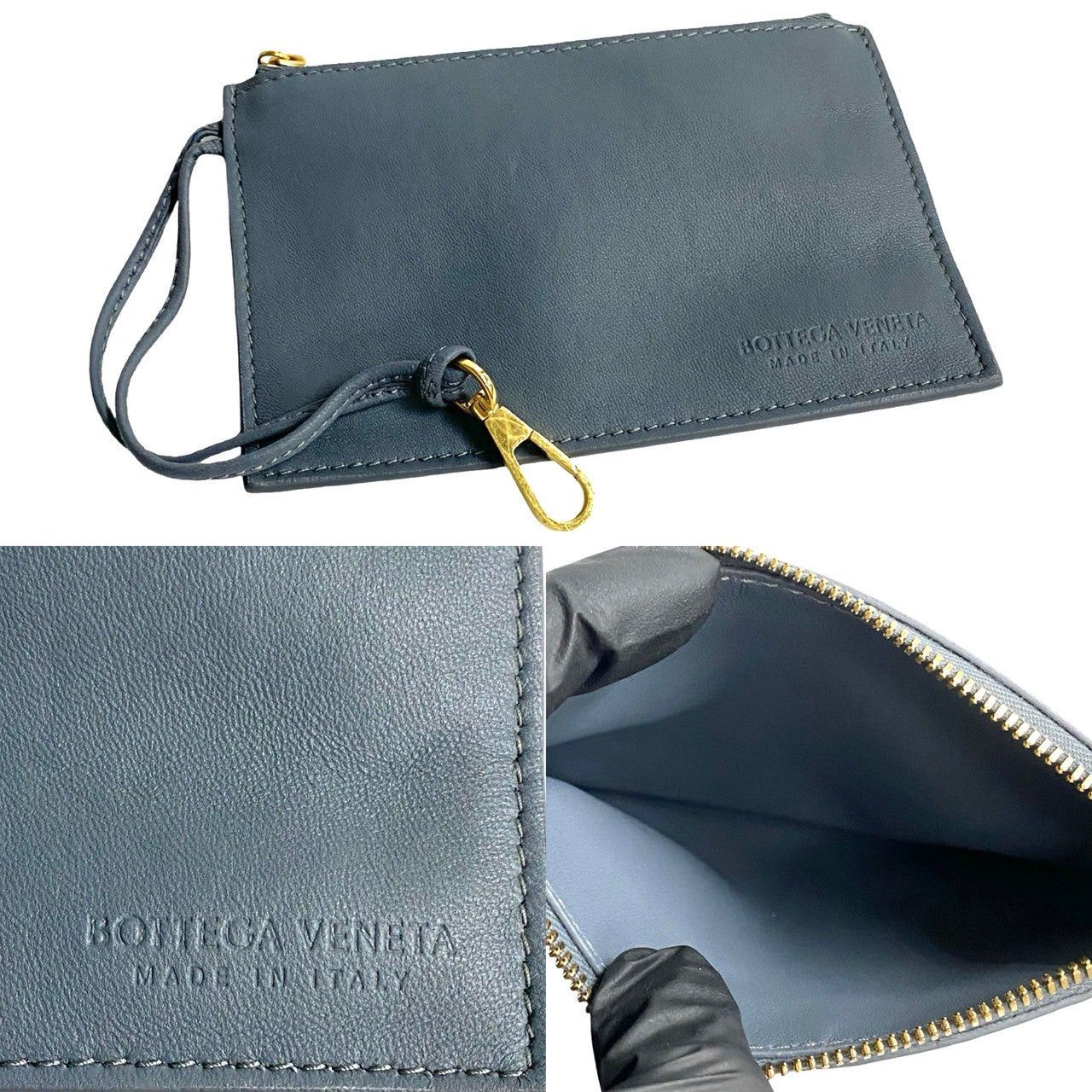 Bottega Veneta Bottega Veneta Shoulder Bag Grey Leather Size ONE SIZE - 9 Thumbnail