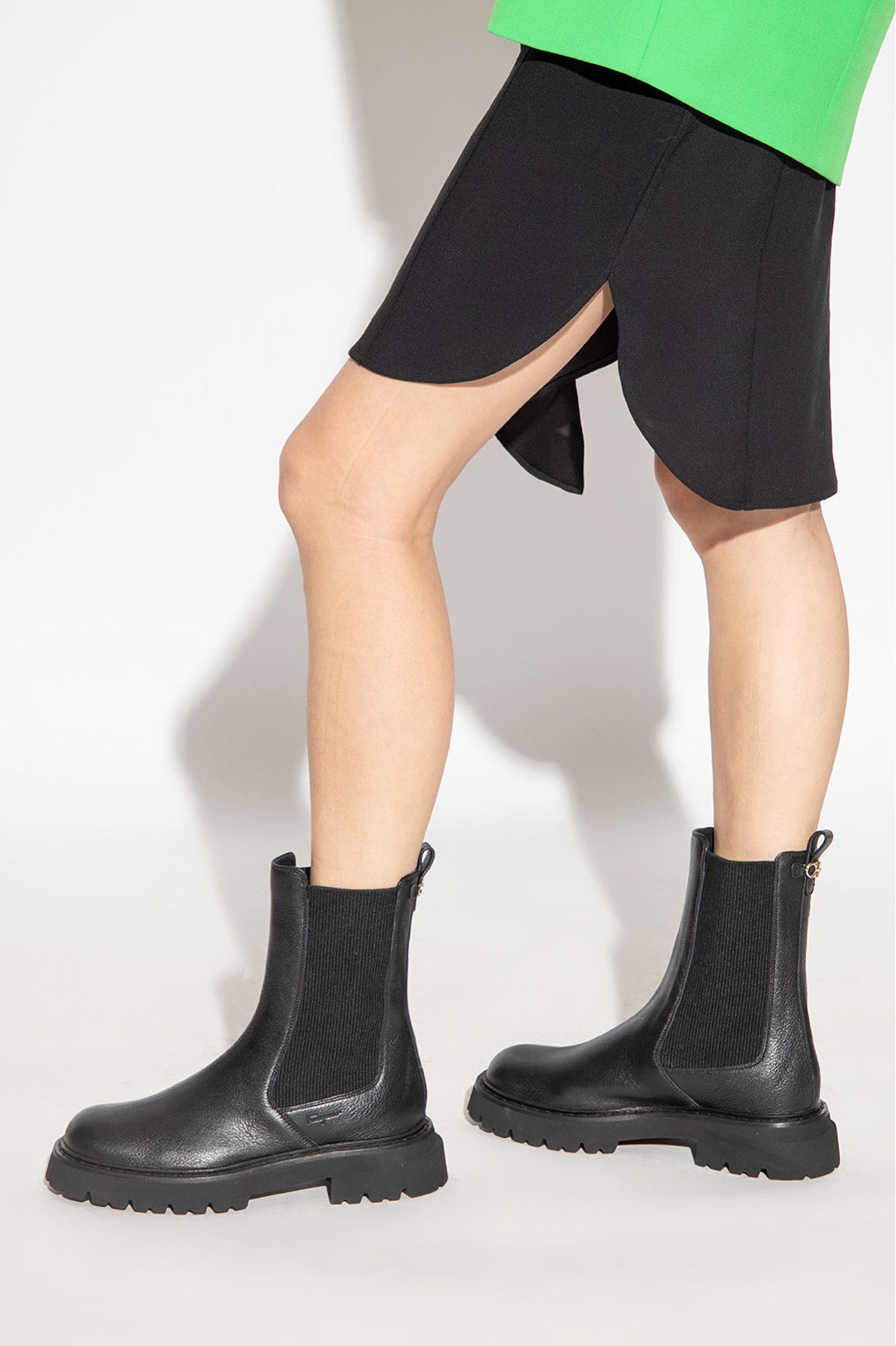 Salvatore Ferragamo FERRAGAMO BLACK ‘ODERICO’ CHELSEA BOOTS Size US 11 / IT 41 - 4 Thumbnail