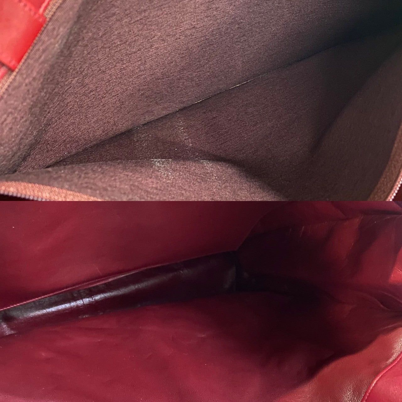 Chanel Chanel Tote Bag Red Leather Size ONE SIZE - 9 Thumbnail