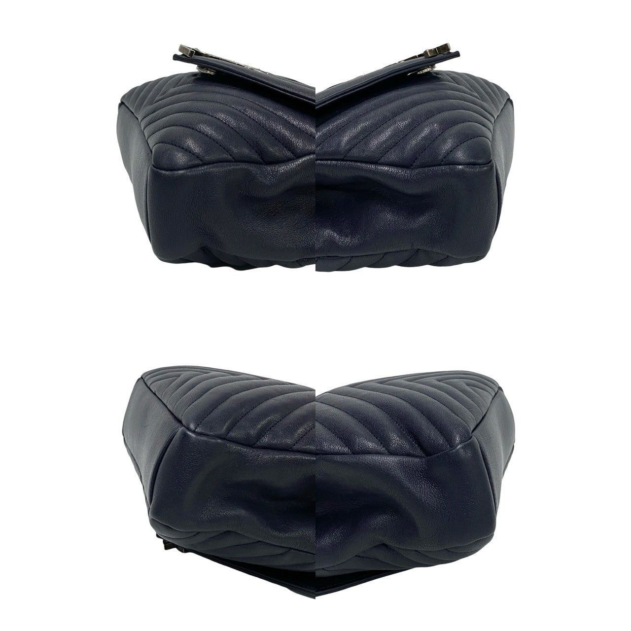 Yves Saint Laurent Yves Saint Laurent Shoulder Bag Blue Leather Size ONE SIZE - 7 Thumbnail