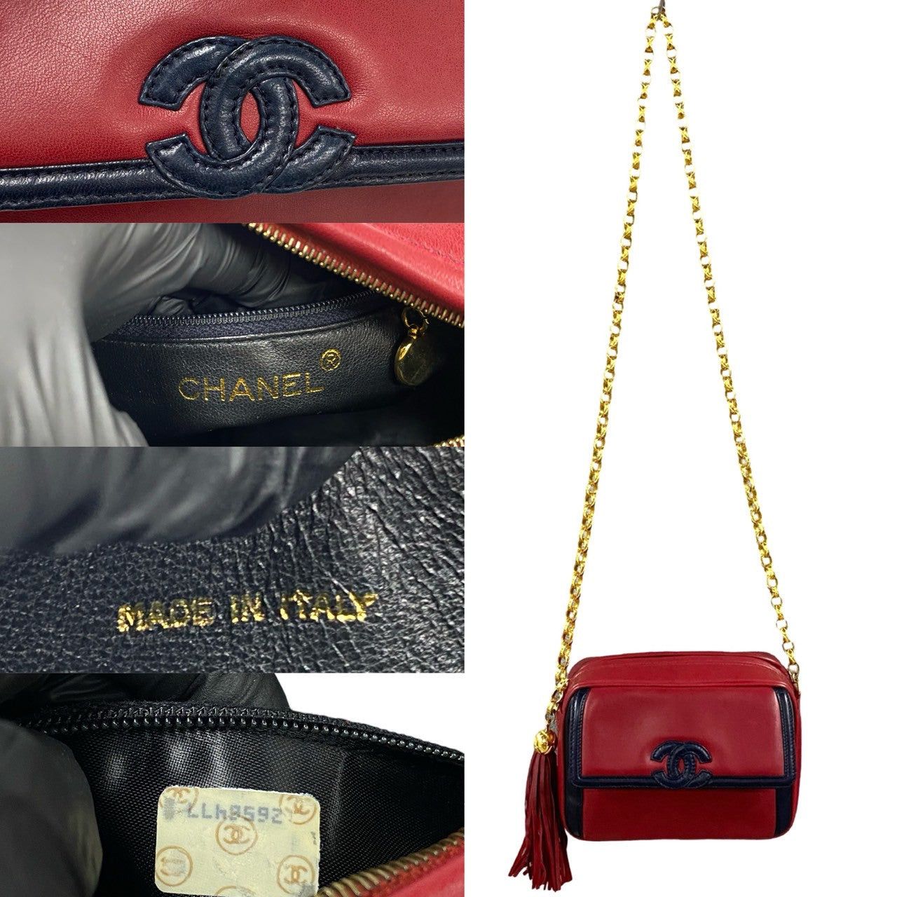 Chanel Chanel Shoulder Bag Red Leather Size ONE SIZE - 3 Thumbnail