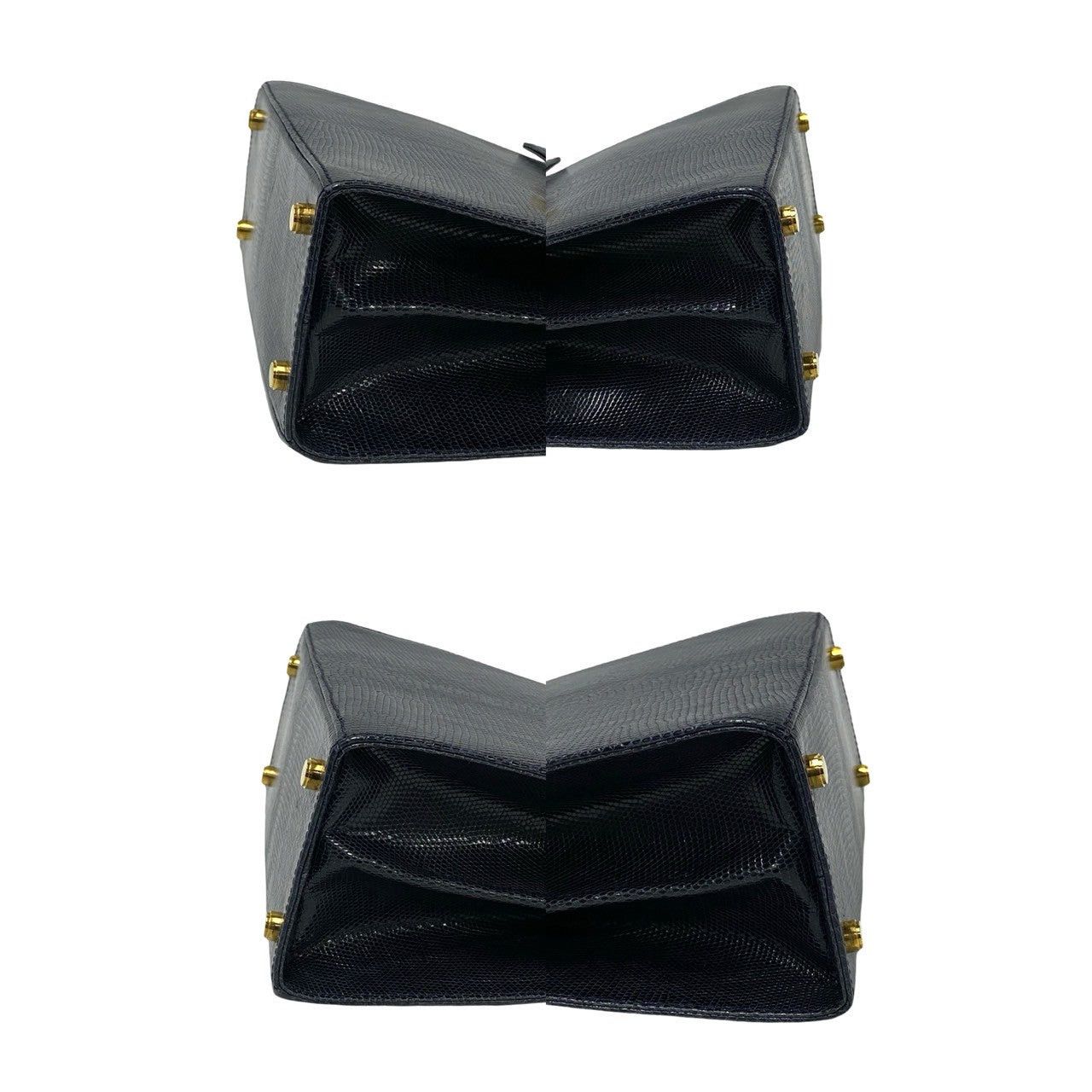 Salvatore Ferragamo Salvatore Ferragamo Shoulder Bag Blue Leather - Exotic Size ONE SIZE - 7 Thumbnail