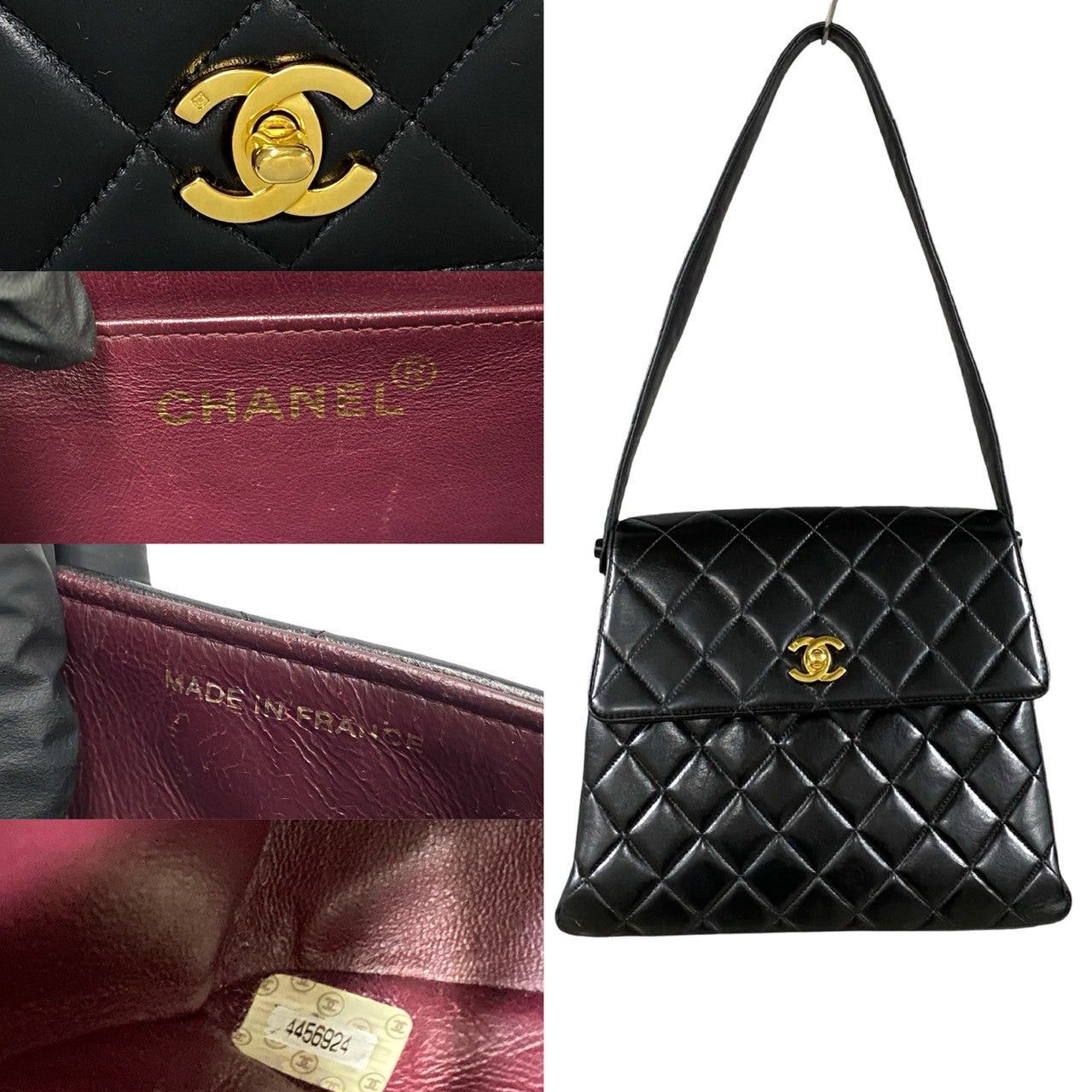 Chanel Chanel Shoulder Bag Black Leather Size ONE SIZE - 3 Thumbnail