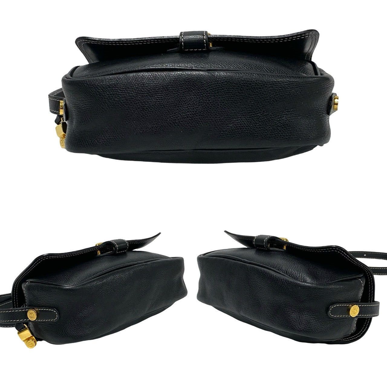 Loewe Loewe Shoulder Bag Black Leather Size ONE SIZE - 6 Thumbnail