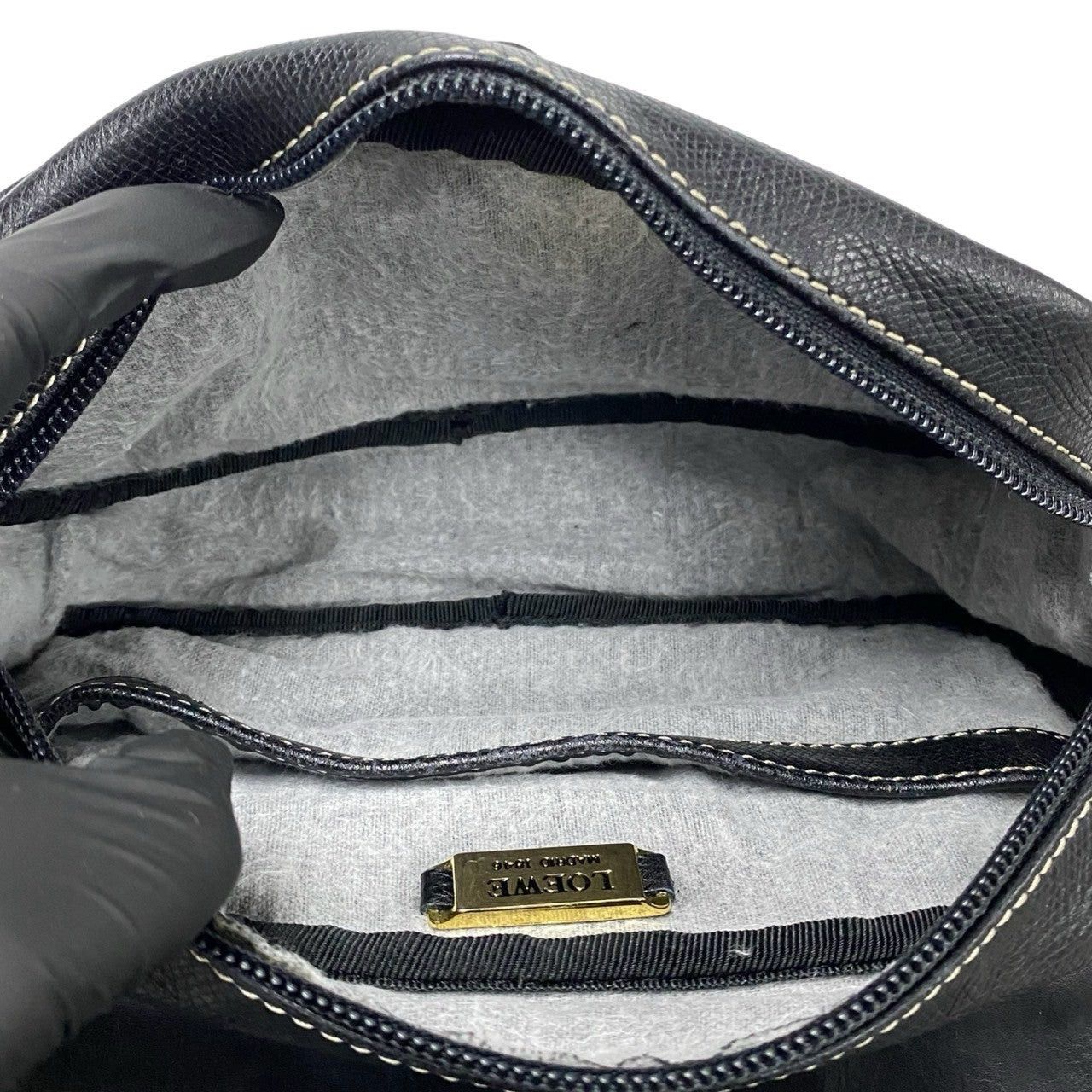 Loewe Loewe Shoulder Bag Black Leather Size ONE SIZE - 8 Thumbnail