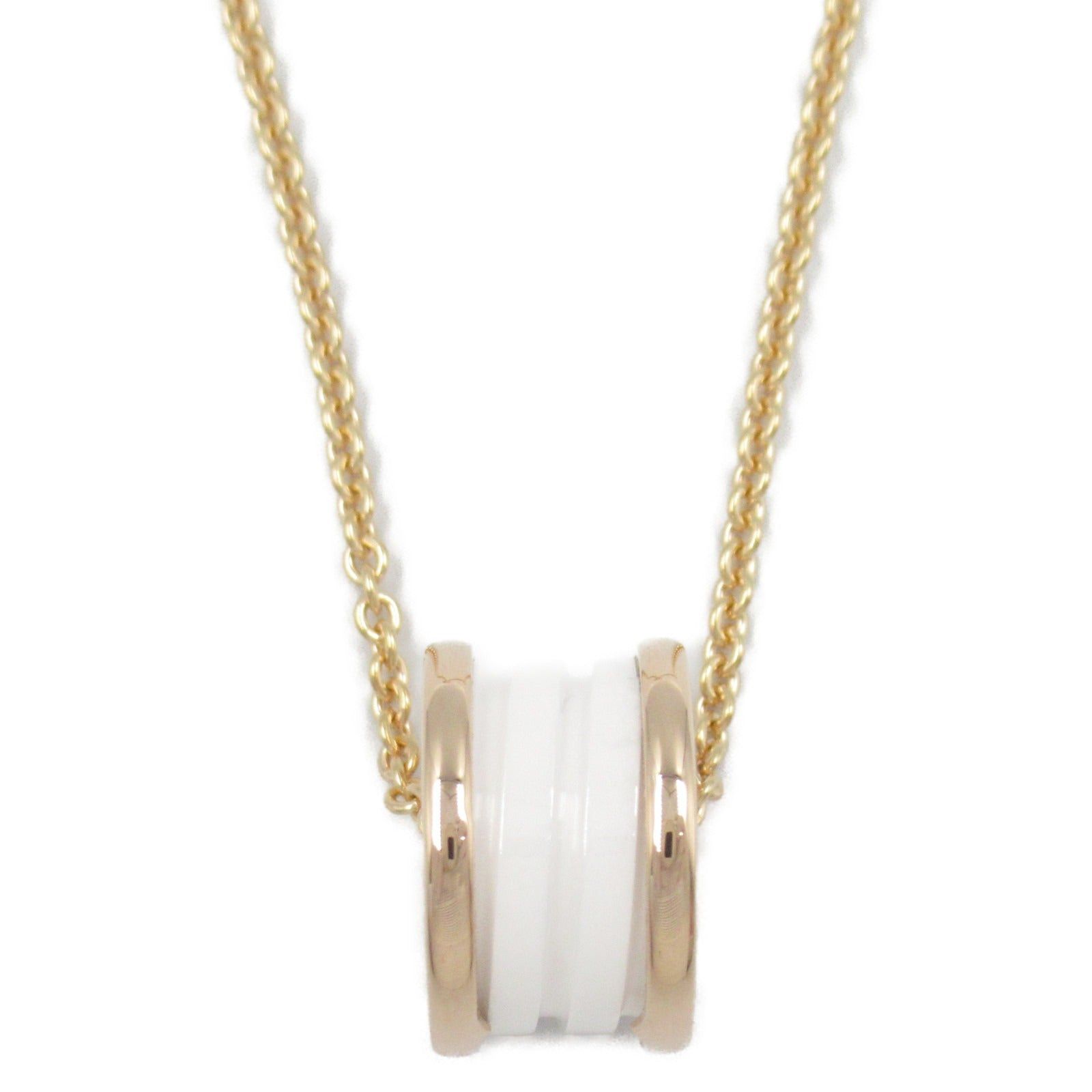 Bvlgari Bvlgari B Zero One Necklace Ceramic K18Pg (Pink Gold) White Gold Size ONE SIZE - 2 Thumbnail