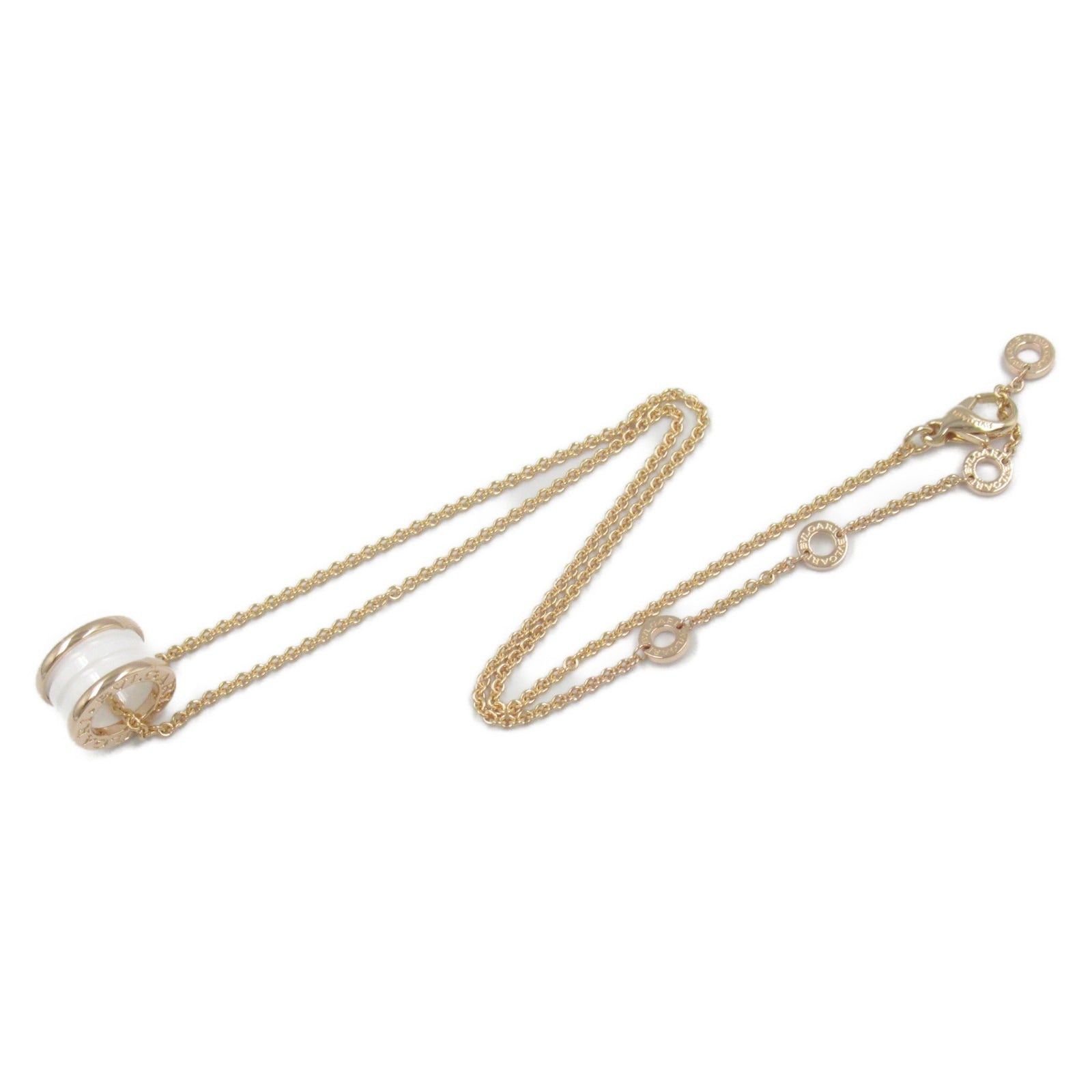 Bvlgari Bvlgari B Zero One Necklace Ceramic K18Pg (Pink Gold) White Gold Size ONE SIZE - 3 Thumbnail