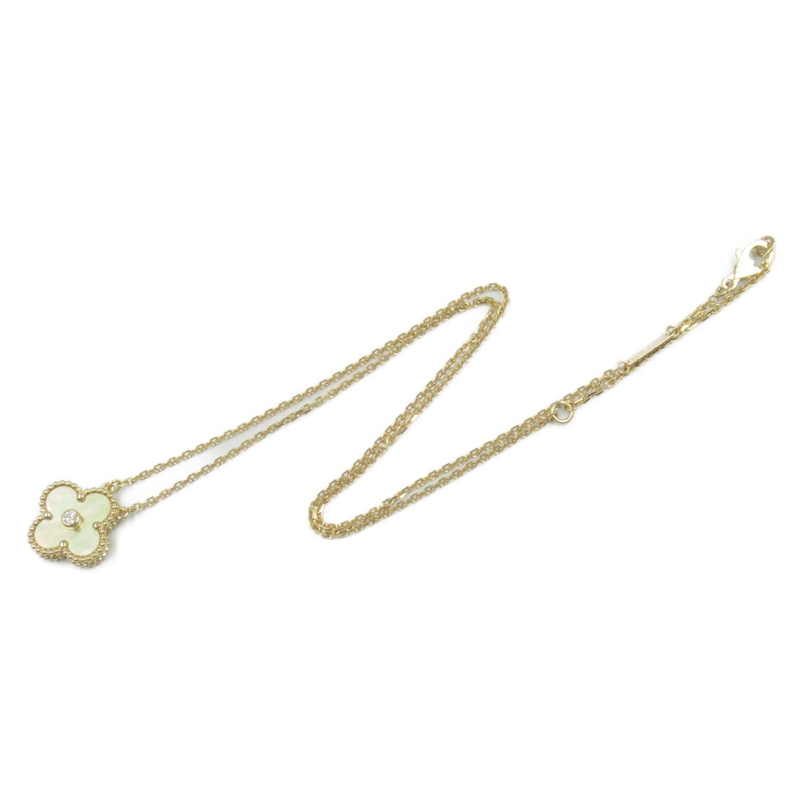 Van Cleef & Arpels Van Cleef Arpels Alhambra Necklace K18 (Yellow Gold) Diamond Clear Yellow Size ONE SIZE - 3 Thumbnail
