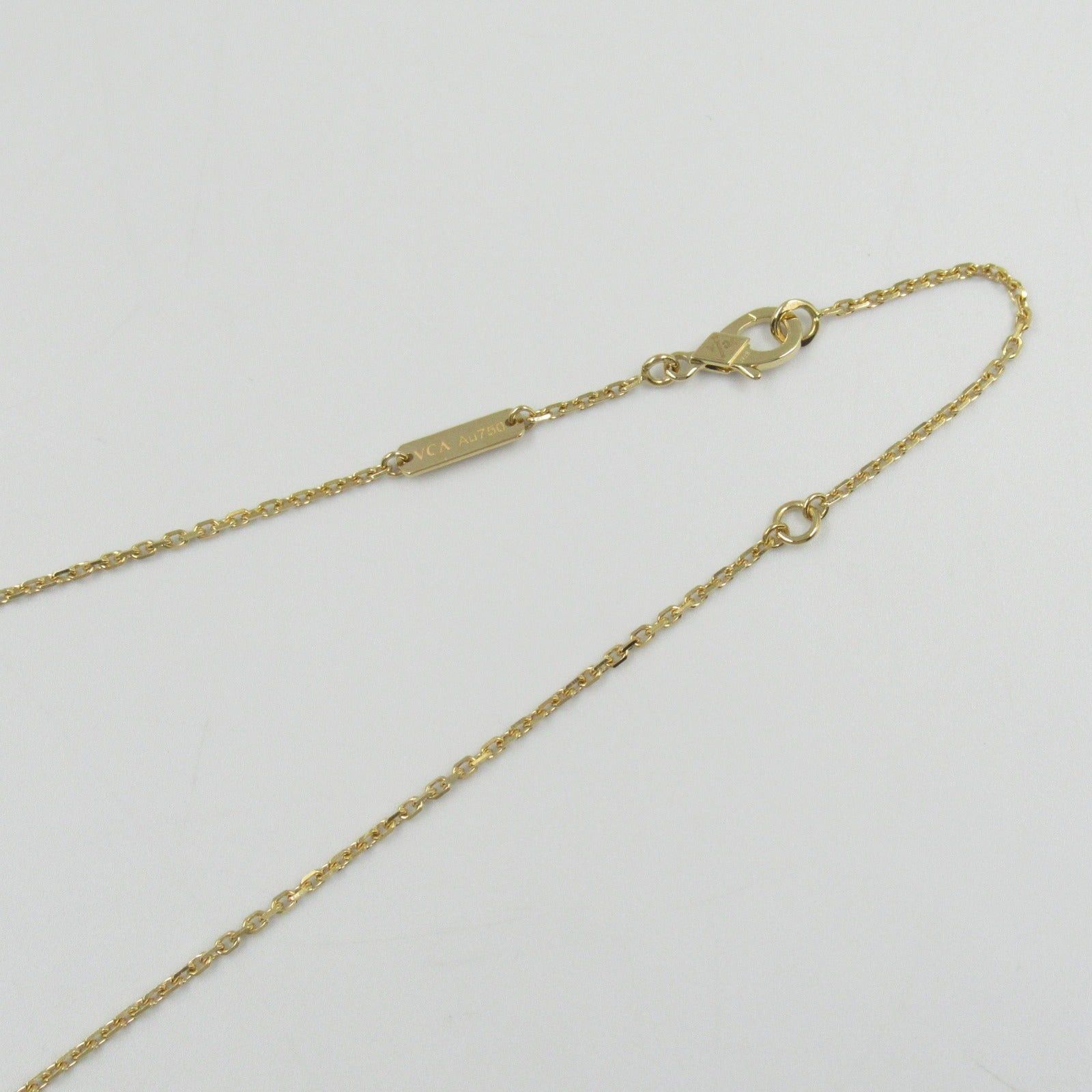Van Cleef & Arpels Van Cleef Arpels Alhambra Necklace K18 (Yellow Gold) Diamond Clear Yellow Size ONE SIZE - 5 Thumbnail