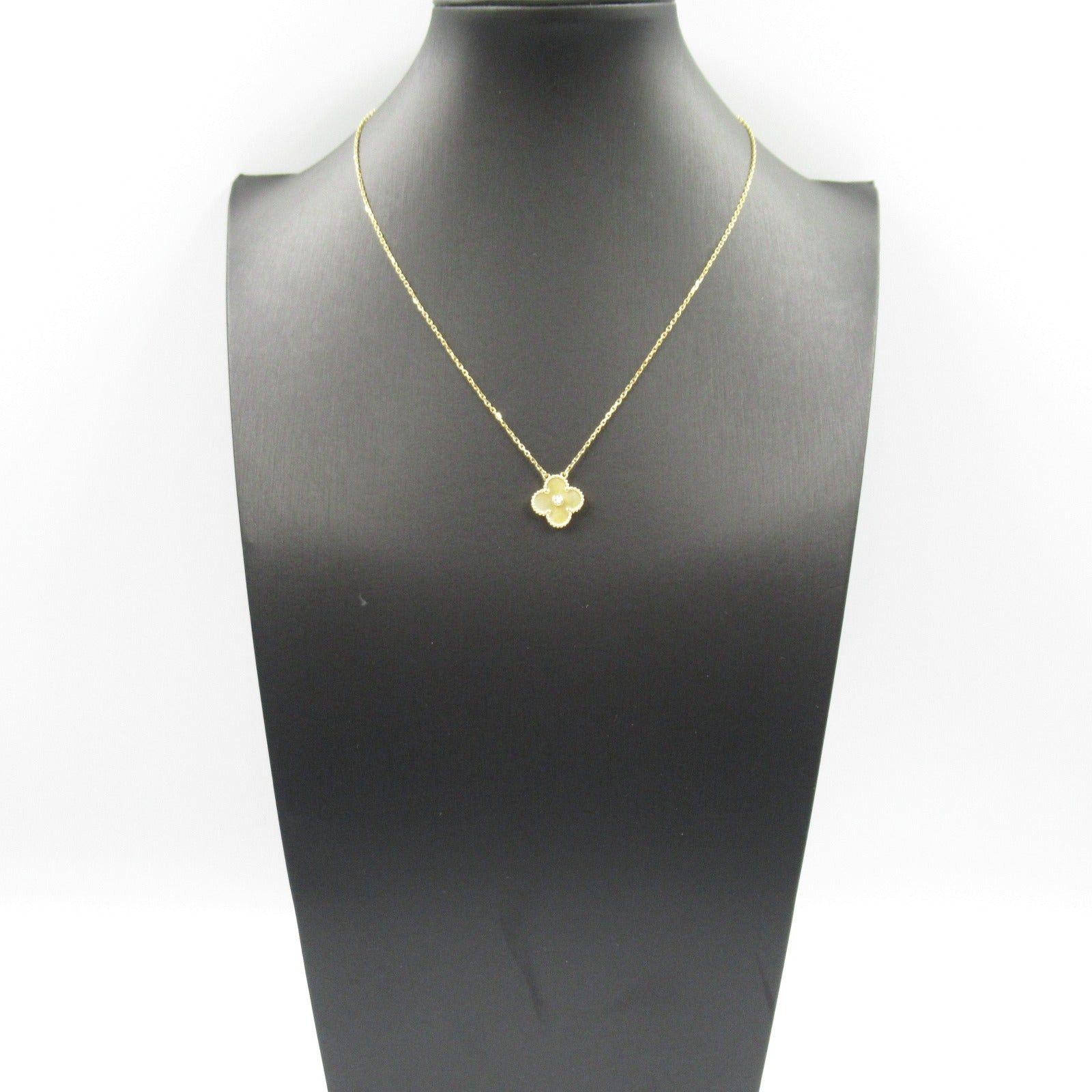 Van Cleef & Arpels Van Cleef Arpels Alhambra Necklace K18 (Yellow Gold) Diamond Clear Yellow Size ONE SIZE - 8 Thumbnail