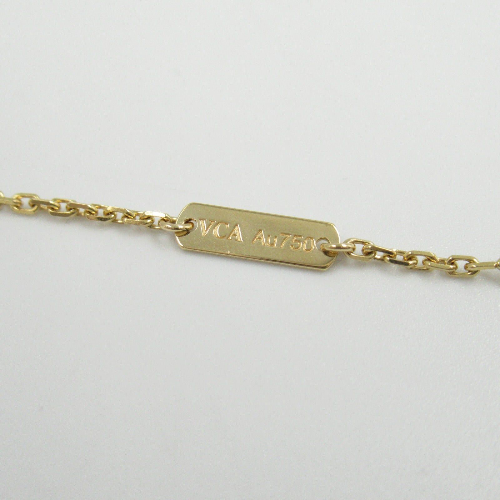 Van Cleef & Arpels Van Cleef Arpels Alhambra Necklace K18 (Yellow Gold) Diamond Clear Yellow Size ONE SIZE - 4 Thumbnail