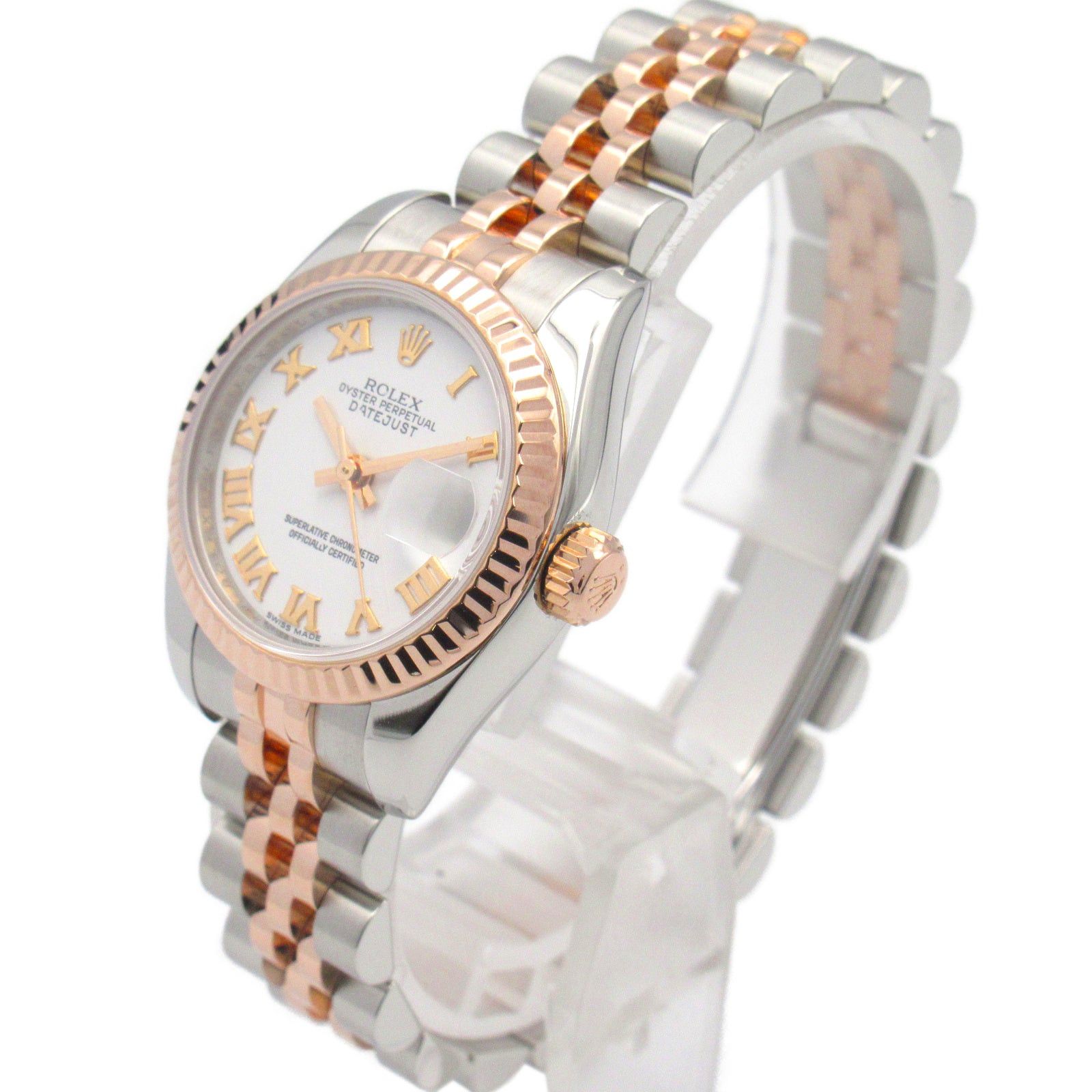 Rolex Rolex Datejust G Women Watch Automatic Winding K18Pg (Pink Gold) Stainless Steel White Ro/Jubilee Size ONE SIZE - 2 Thumbnail