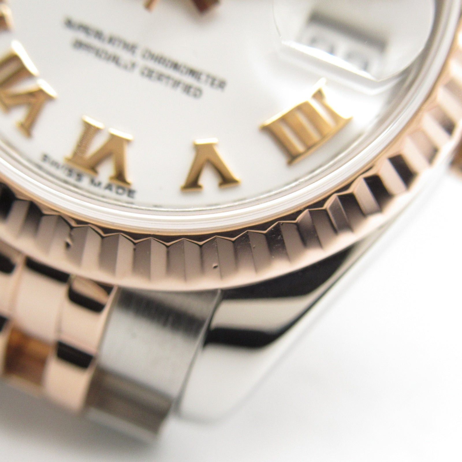 Rolex Rolex Datejust G Women Watch Automatic Winding K18Pg (Pink Gold) Stainless Steel White Ro/Jubilee Size ONE SIZE - 14 Thumbnail