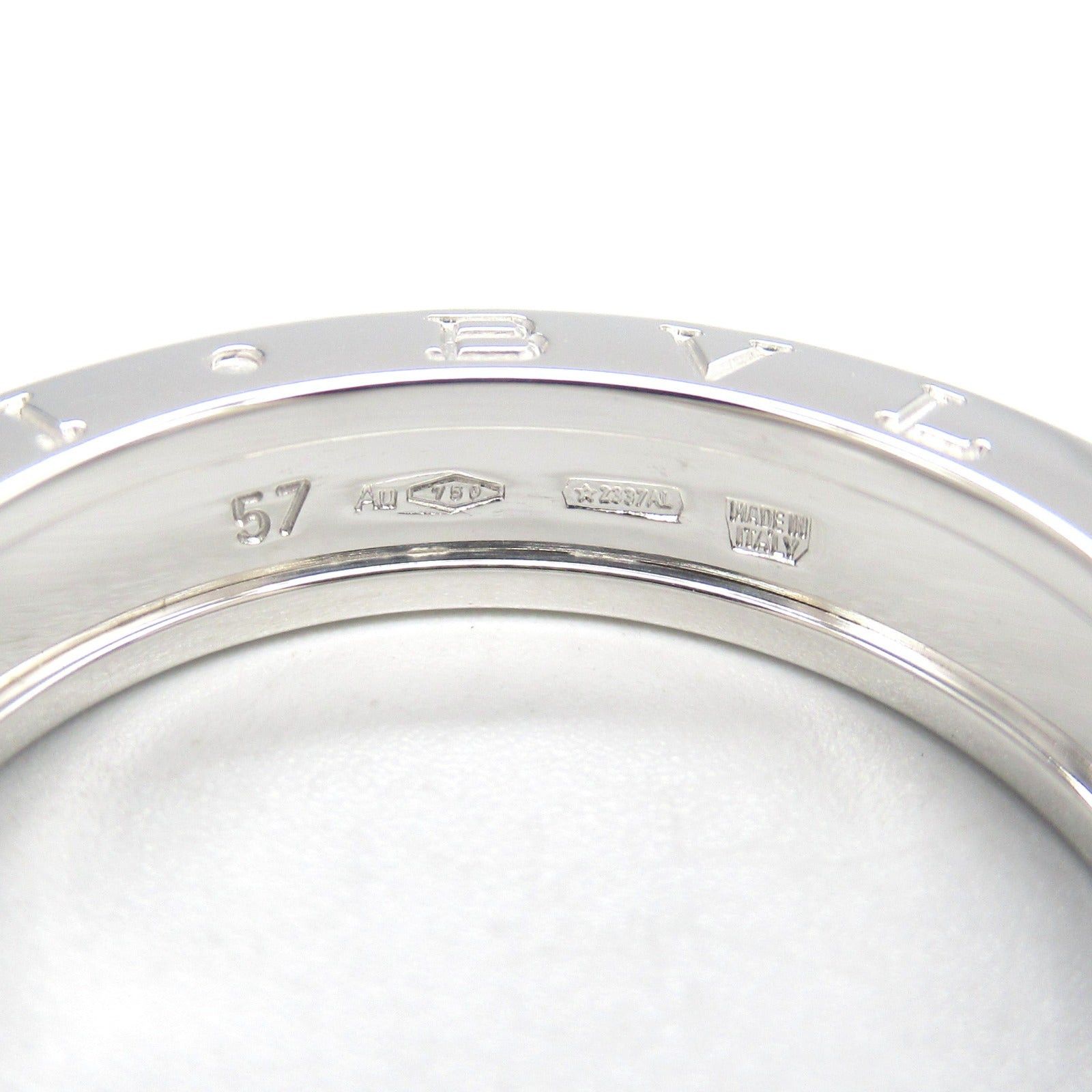Bvlgari Bvlgari B Zero One Ring 1Belt K18Wg (White Gold) Silver Size ONE SIZE - 4 Thumbnail