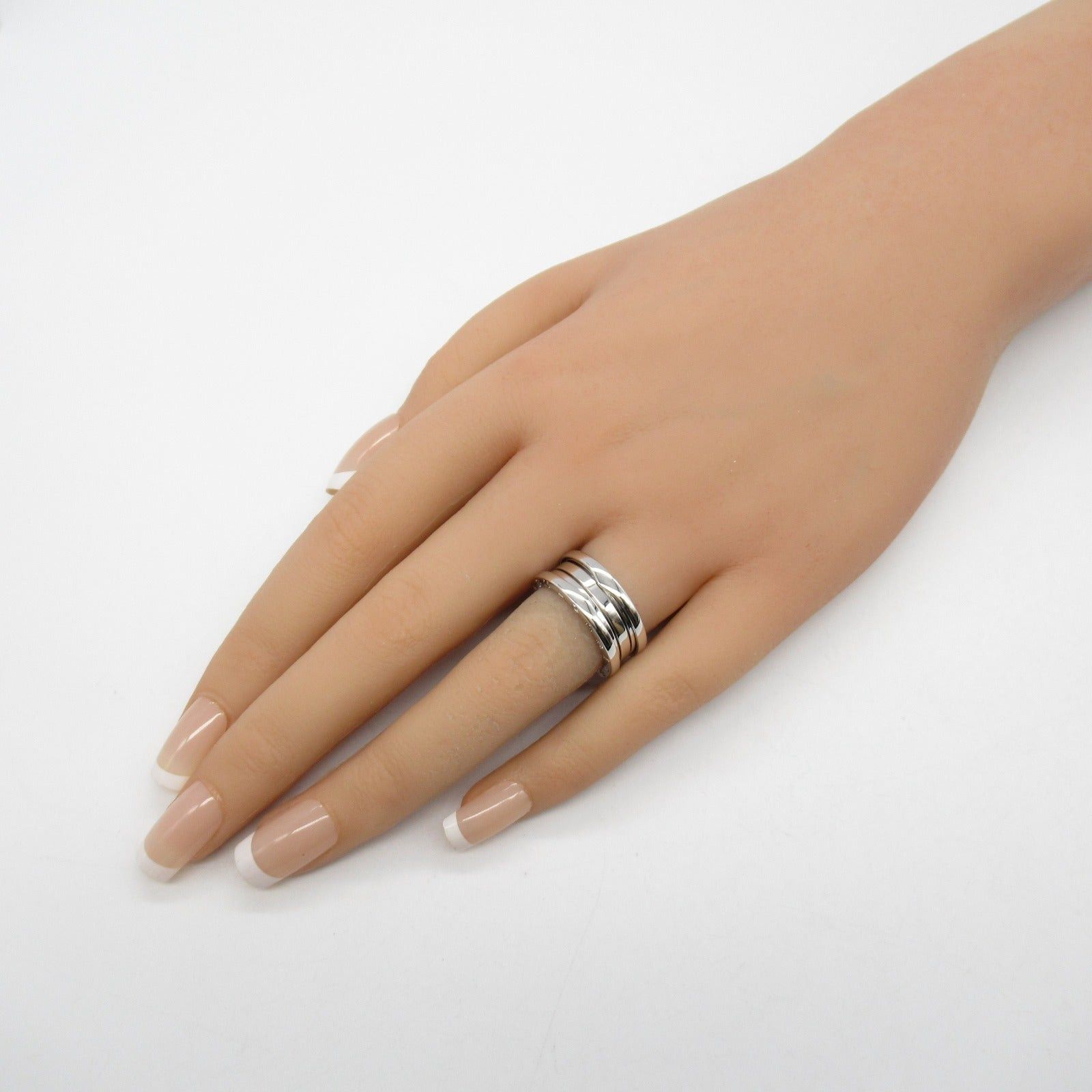 Bvlgari Bvlgari B Zero One Ring K18Wg (White Gold) Silver Size ONE SIZE - 7 Thumbnail