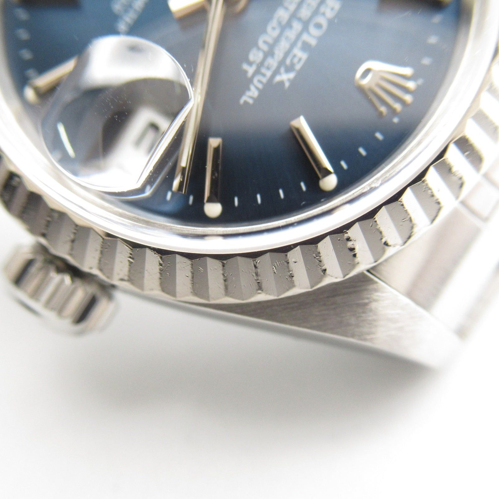 Rolex Rolex Datejust U Number Women Watch Automatic Winding K18Wg (White Gold) Stainless Steel Blue Ba Size ONE SIZE - 11 Thumbnail