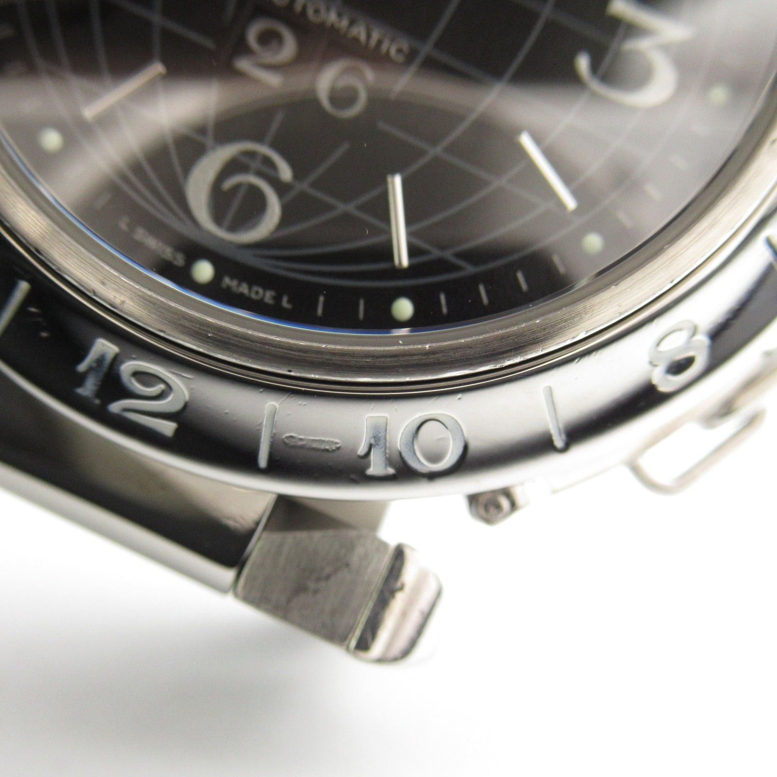 Cartier Cartier Pasha C Meridian Gmt Boys Watch Automatic Winding Stainless Steel Black Size ONE SIZE - 13 Thumbnail