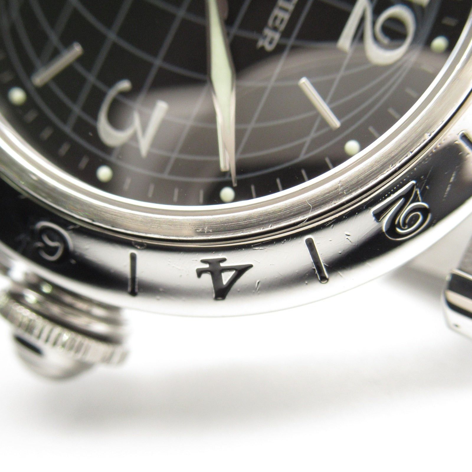 Cartier Cartier Pasha C Meridian Gmt Boys Watch Automatic Winding Stainless Steel Black Size ONE SIZE - 11 Thumbnail
