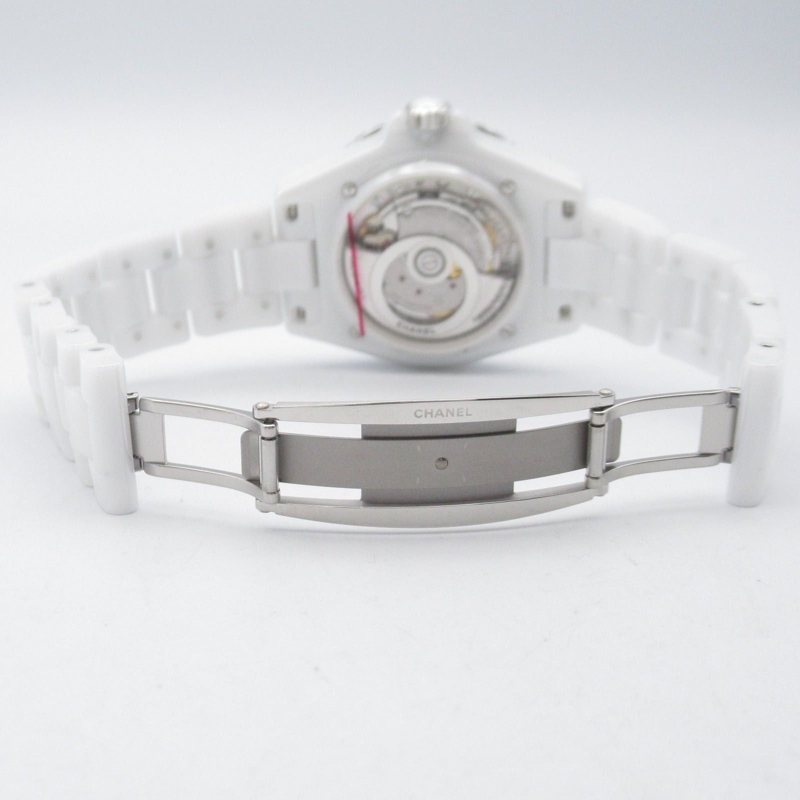 Chanel Chanel J12-20 12P Diamond Mens Watch Automatic Winding Ceramic White Size ONE SIZE - 4 Thumbnail