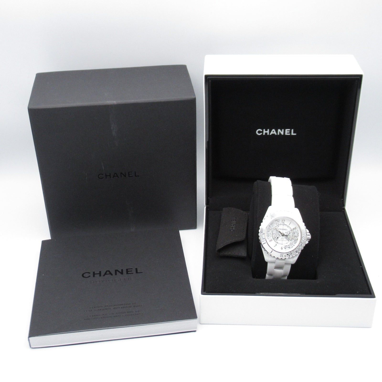 Chanel Chanel J12-20 12P Diamond Mens Watch Automatic Winding Ceramic White Size ONE SIZE - 10 Thumbnail