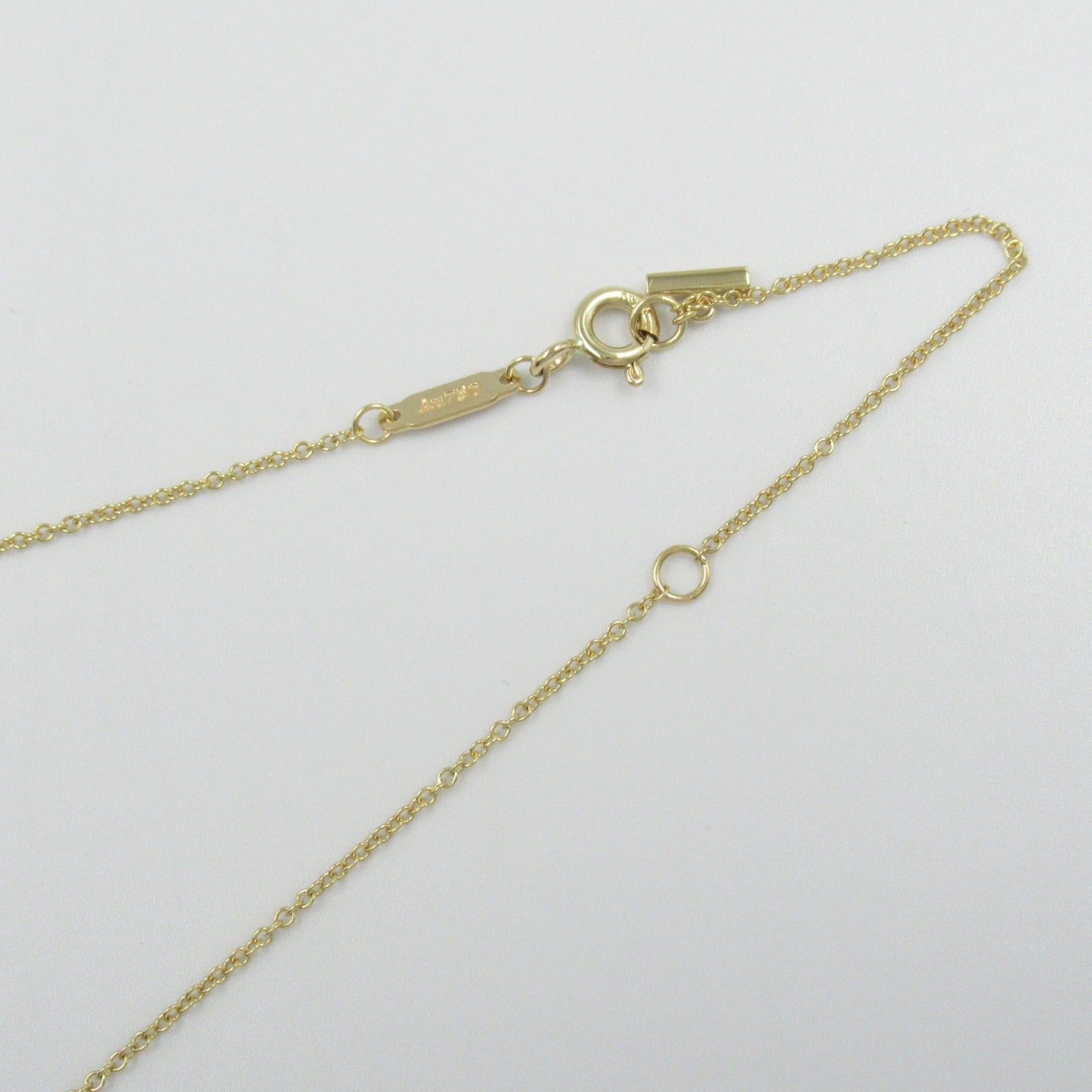 Tiffany & Co. Tiffany Co T Smile Mini Necklace Diamond K18 (Yellow Gold) Clear Size ONE SIZE - 6 Thumbnail