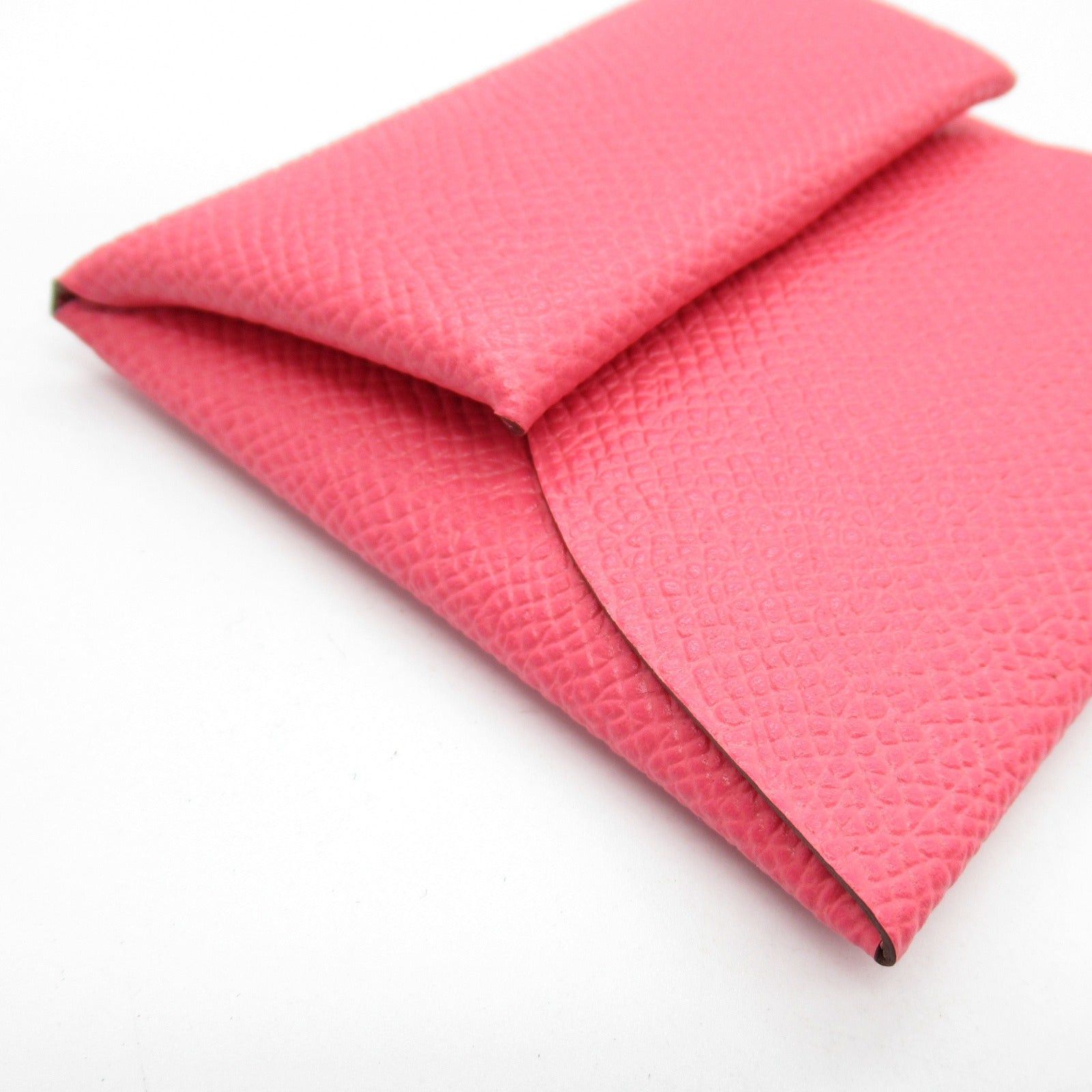Hermes Hermes Bastia Rose Azalea Coin Purse Leather Veau Epsom Pink Silver Hardware T Stamp Size ONE SIZE - 9 Thumbnail