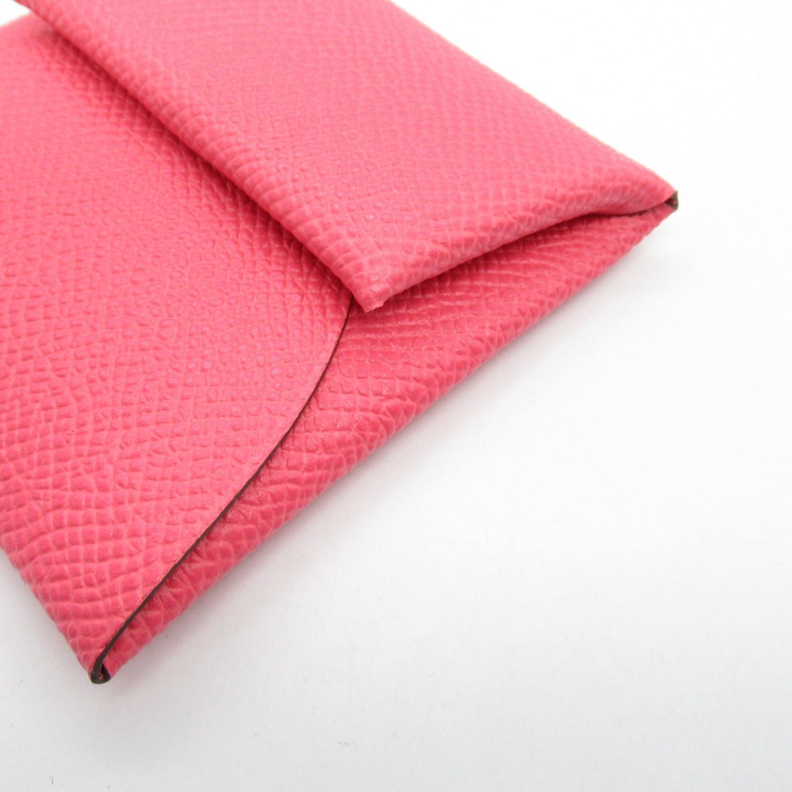 Hermes Hermes Bastia Rose Azalea Coin Purse Leather Veau Epsom Pink Silver Hardware T Stamp Size ONE SIZE - 8 Thumbnail