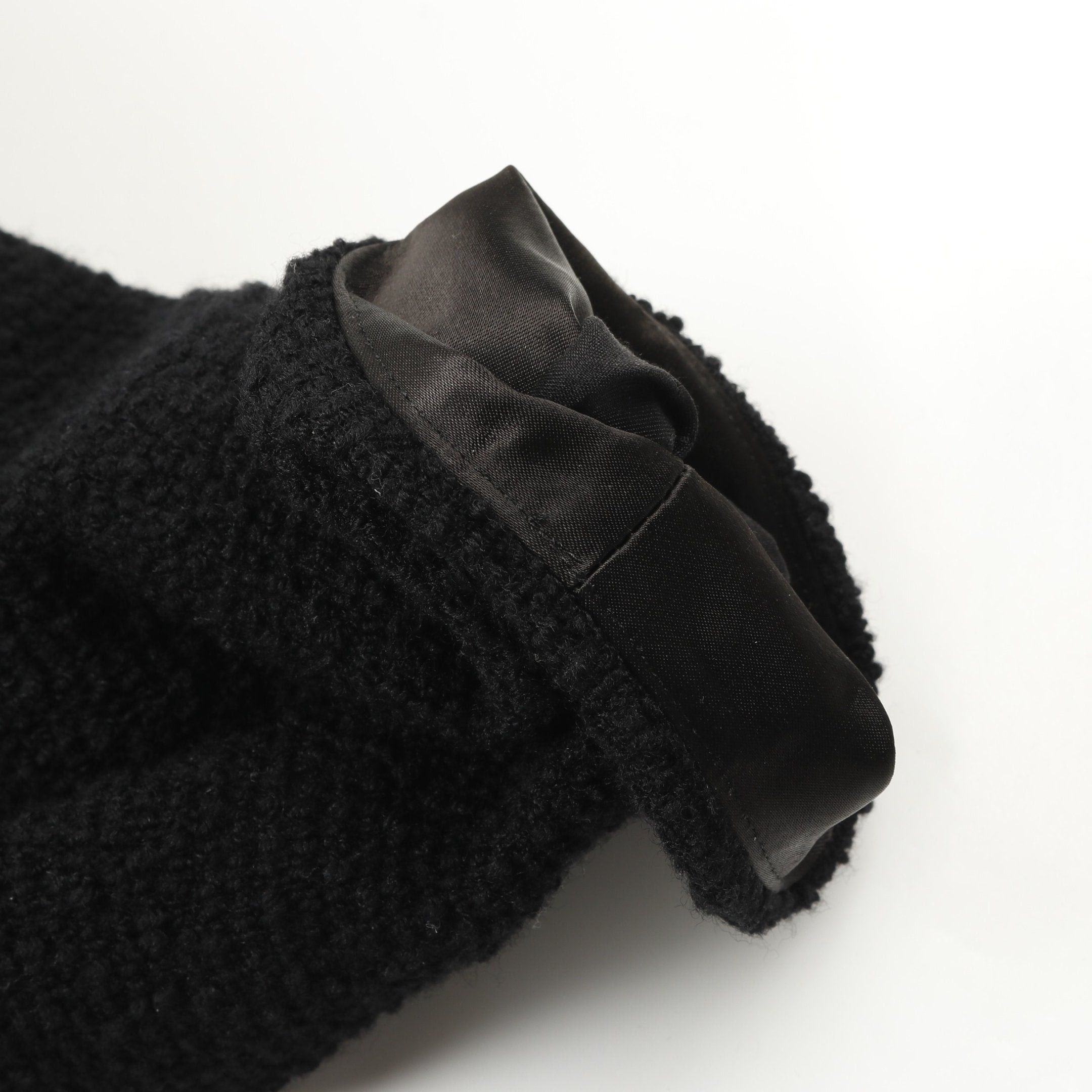 Chanel Chanel Tweed Jacket Wool Nylon Black 01A Size ONE SIZE - 9 Thumbnail